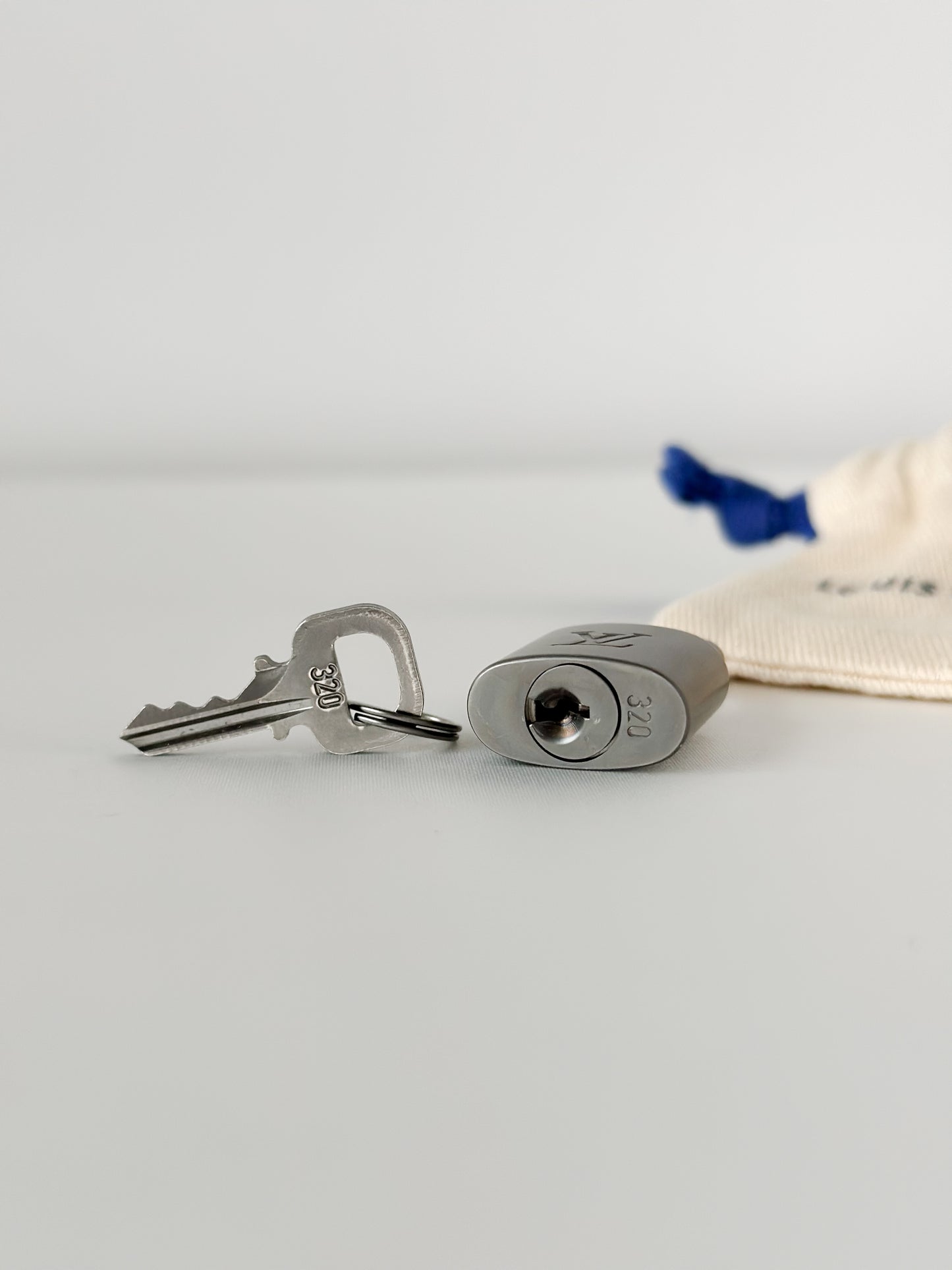 Louis Vuitton Titanium Padlock Set 320