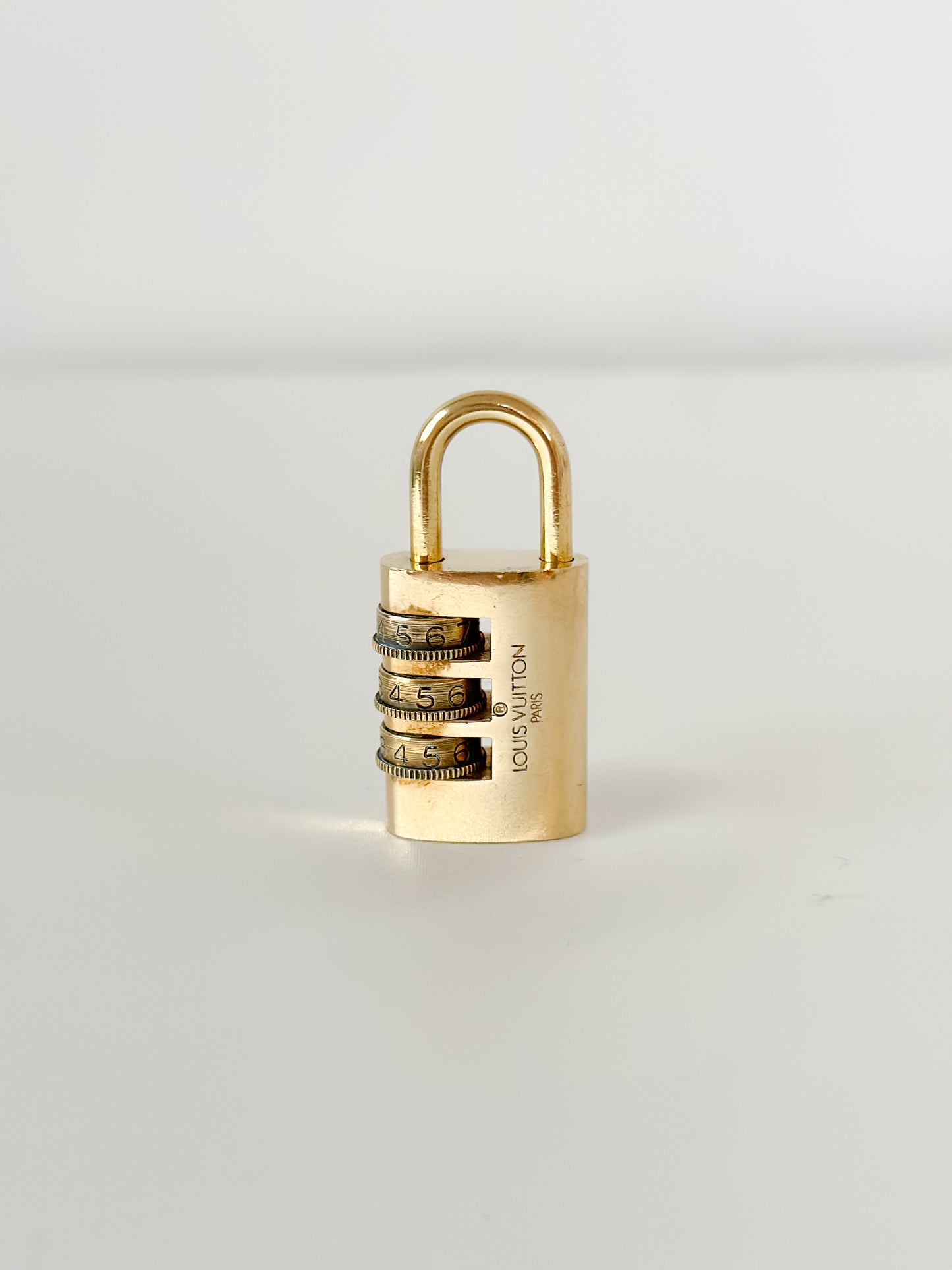 Louis Vuitton Brass Dial Lock