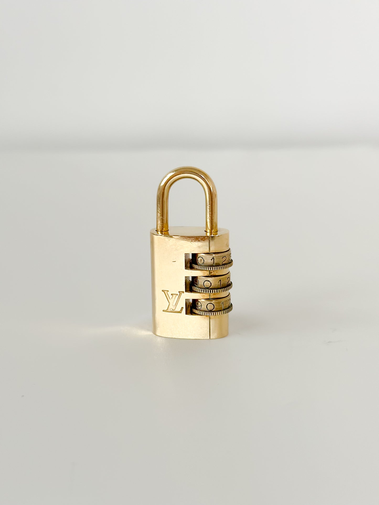 Louis Vuitton Brass Dial Lock