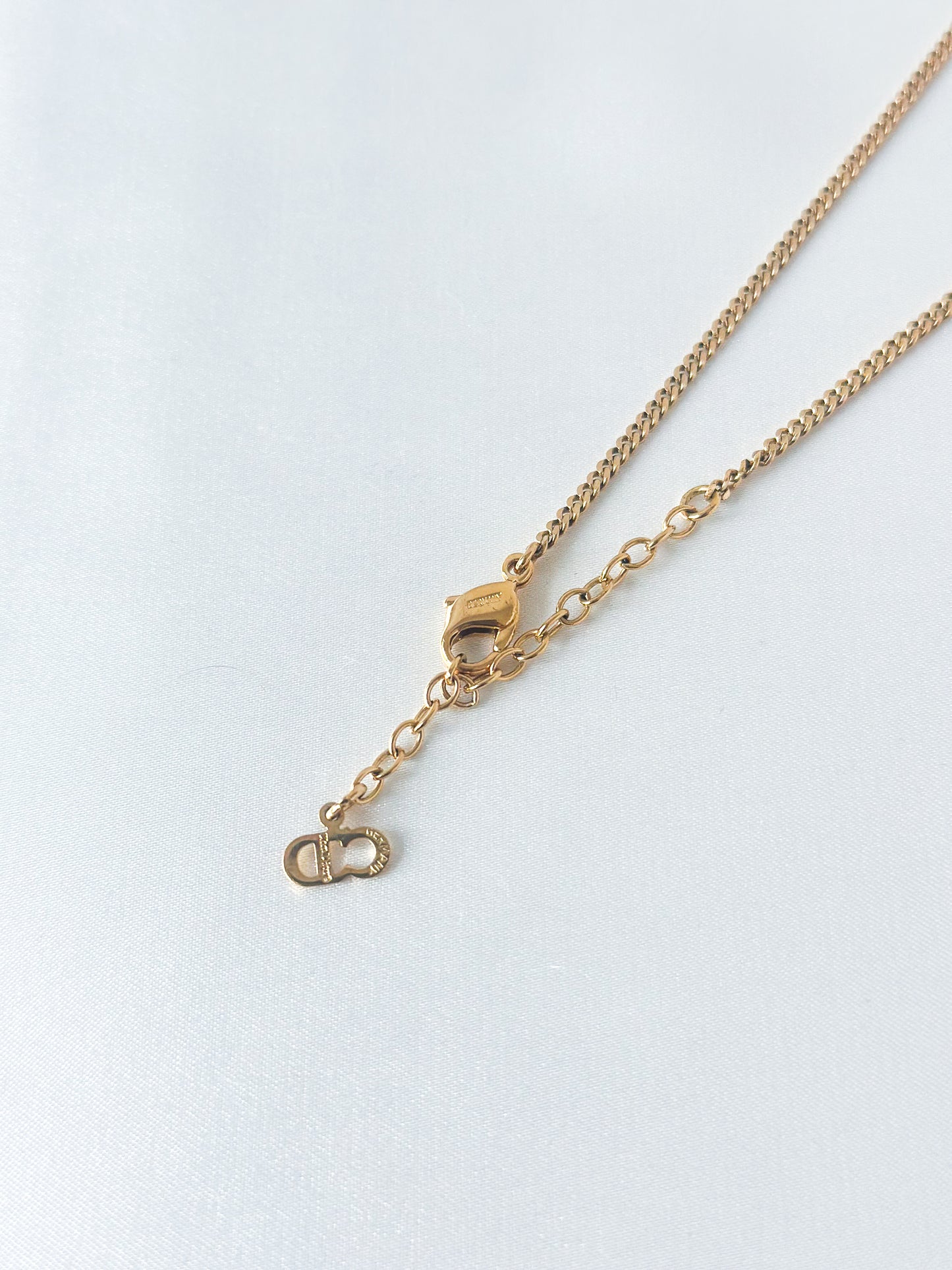 Dior Circle Rhinestone Necklace