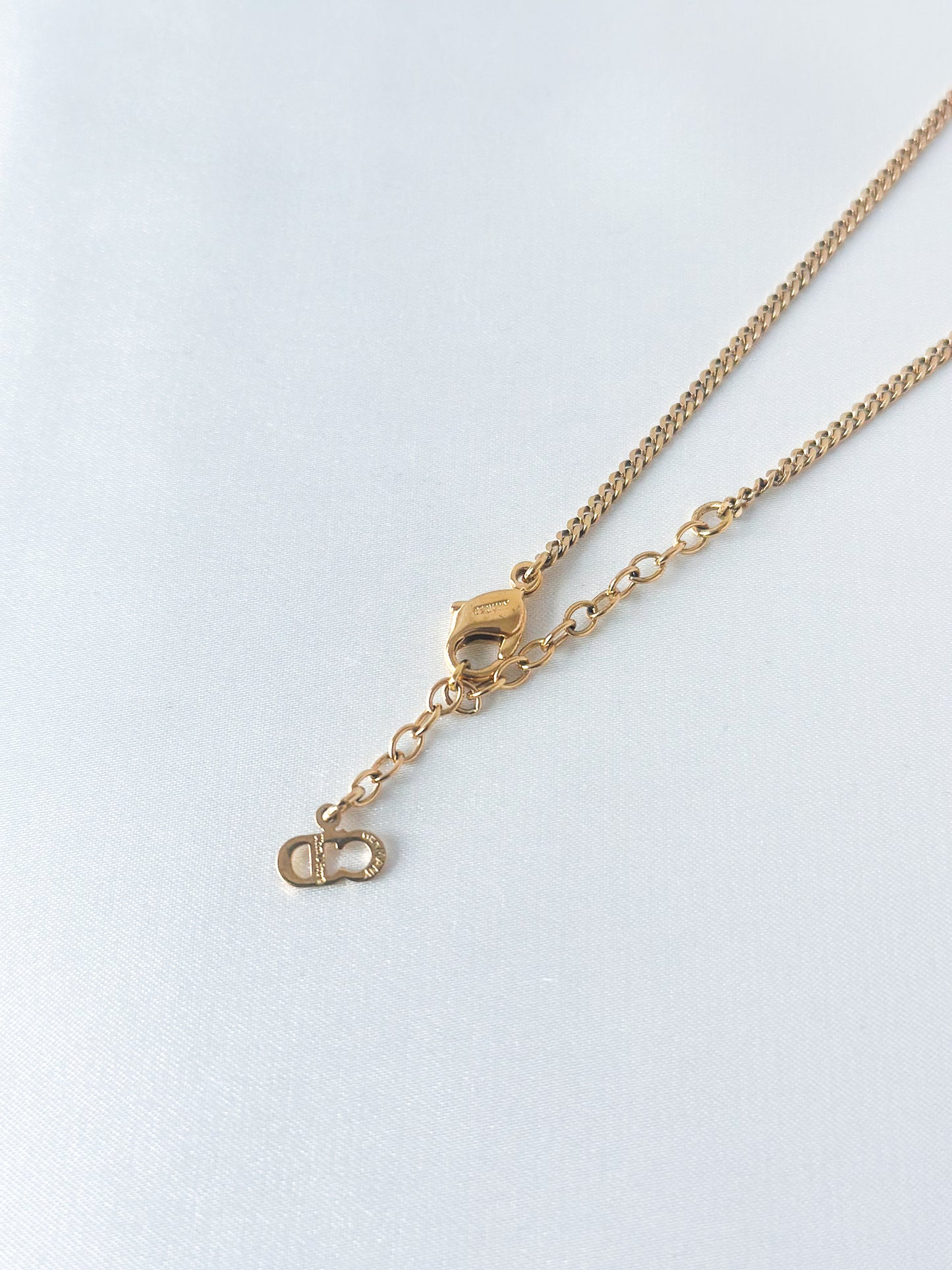 Dior Circle Rhinestone Necklace