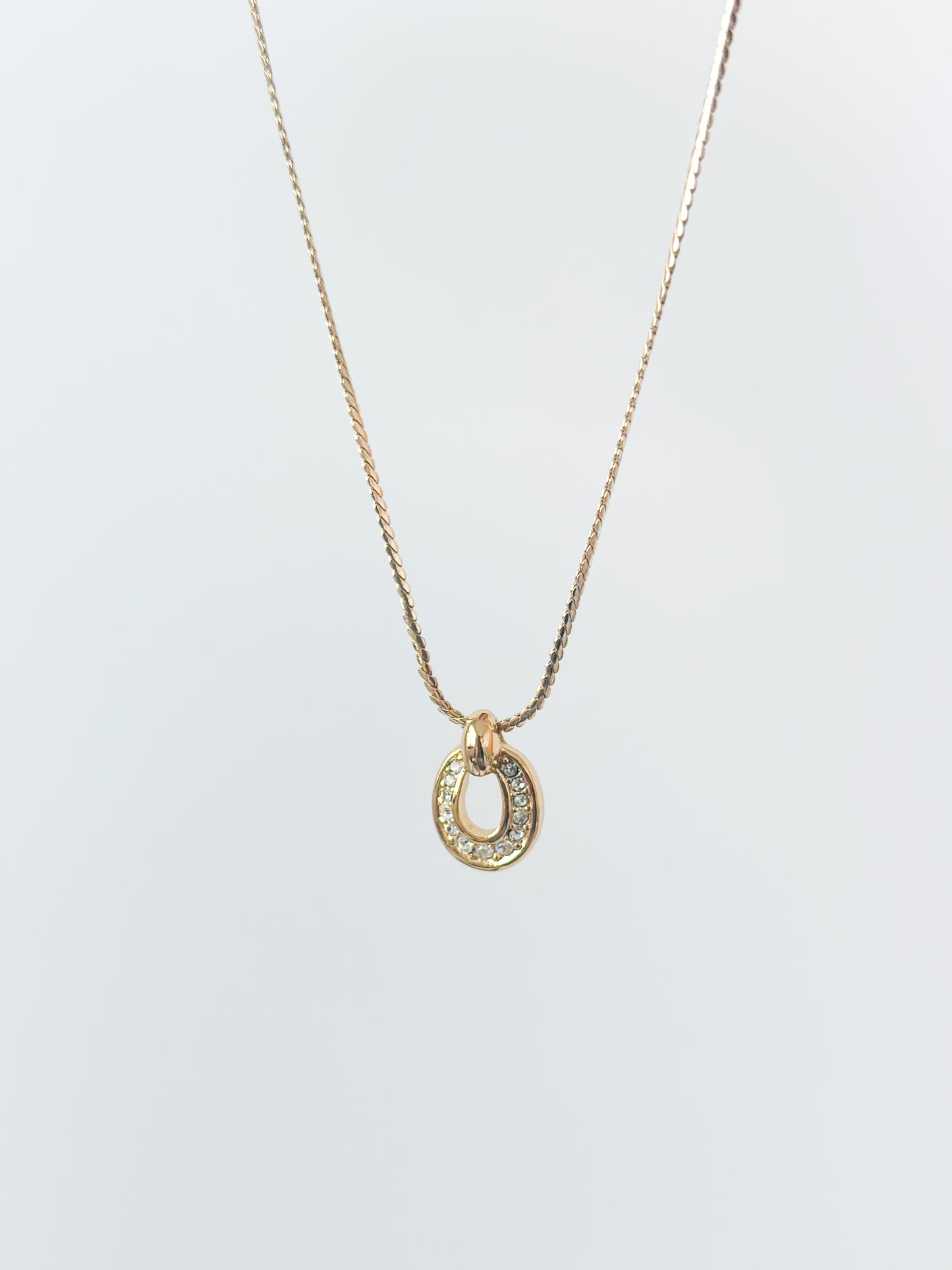 Dior Oval Pendant Necklace