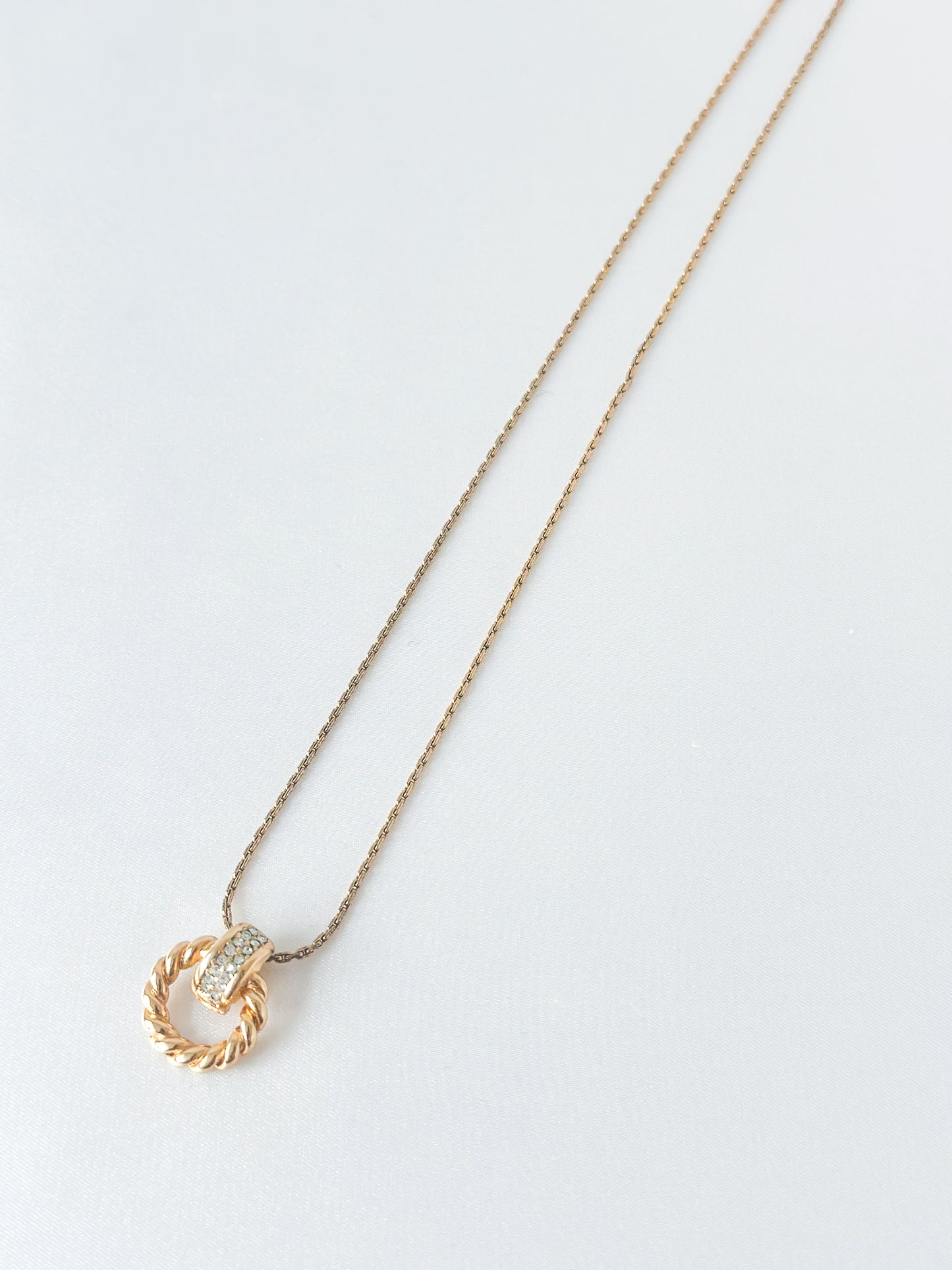 Dior Circle Twist Necklace