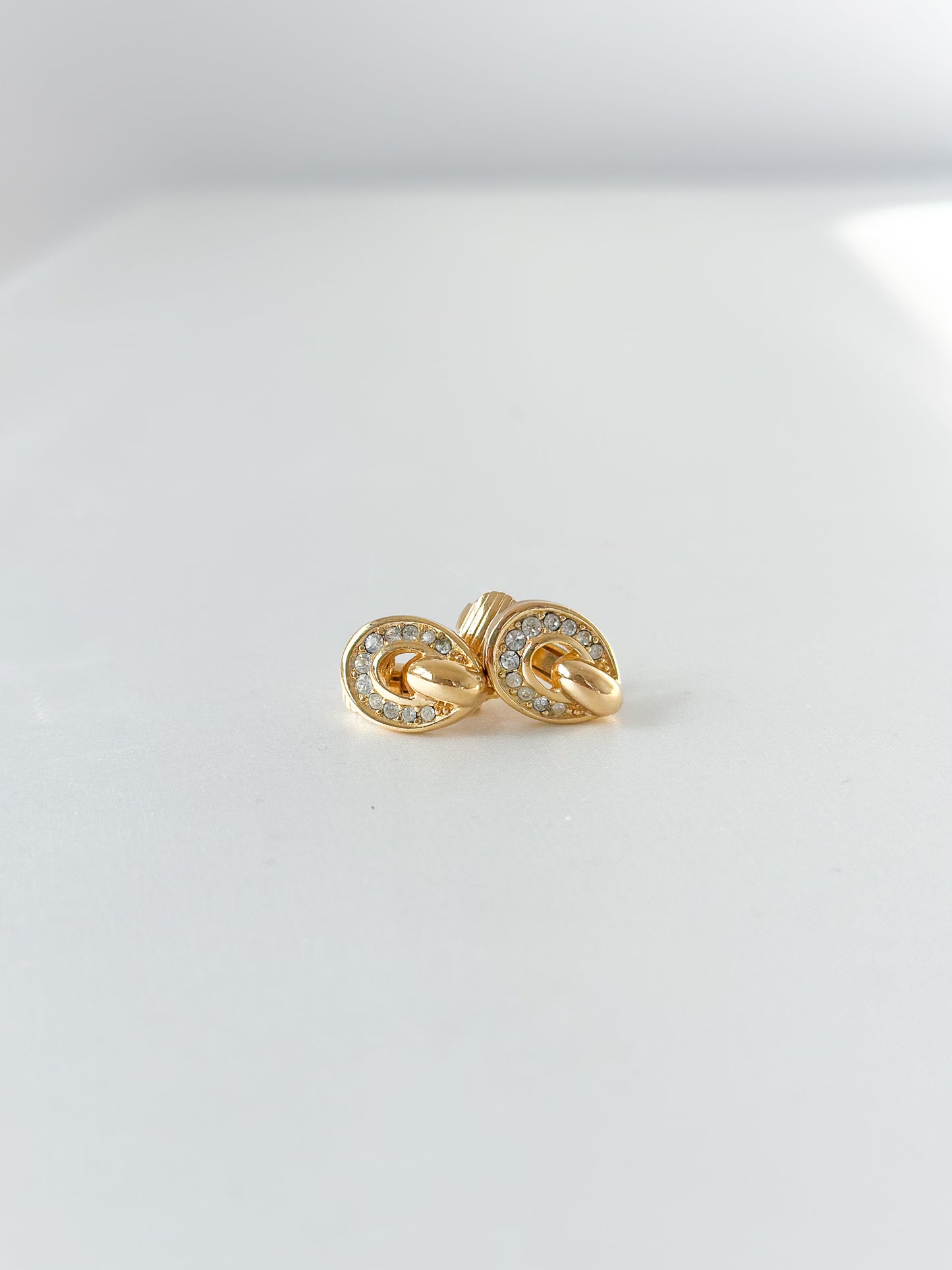 Dior Small Oval Vintage Earrings
