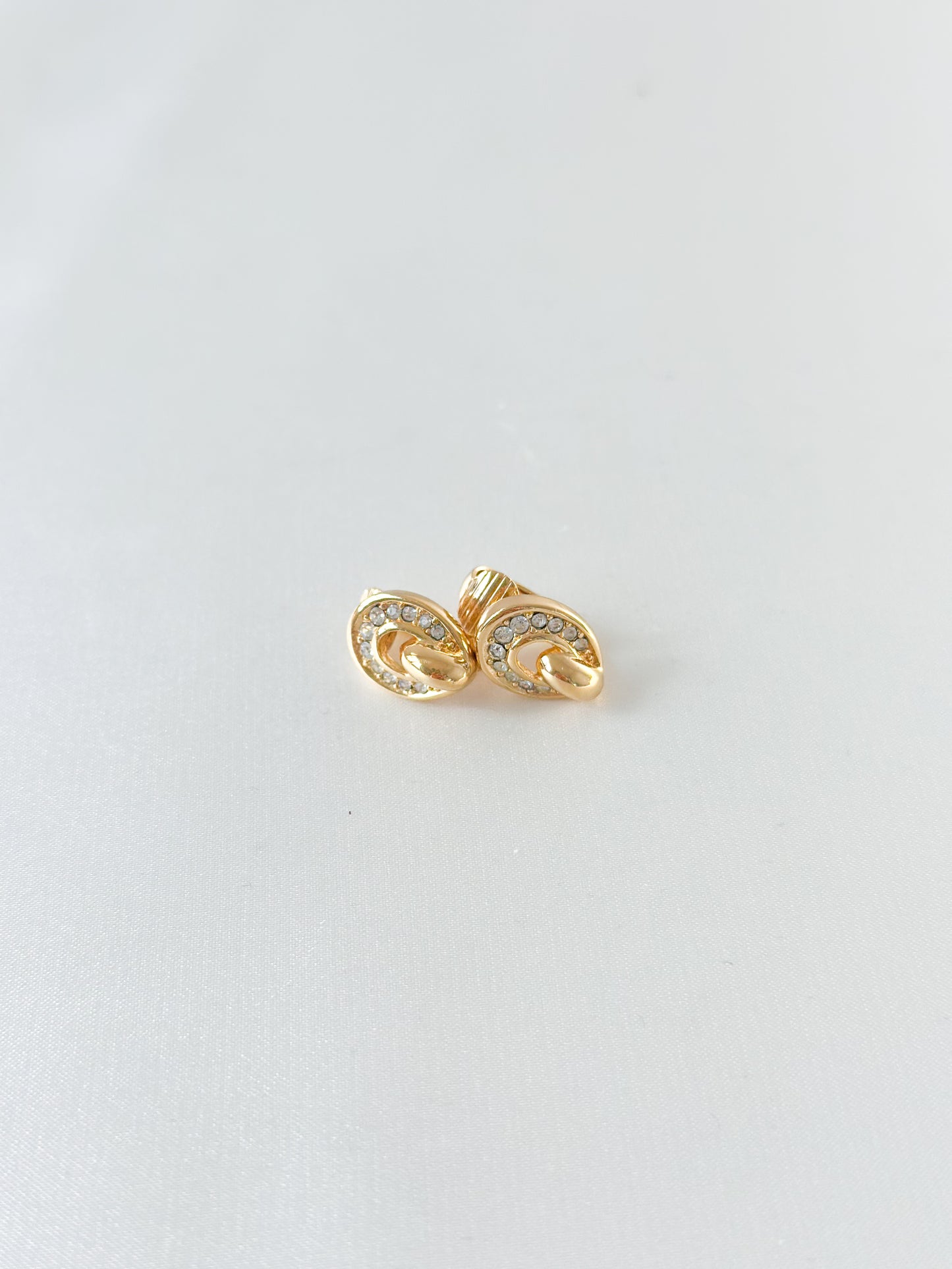 Dior Small Oval Vintage Earrings