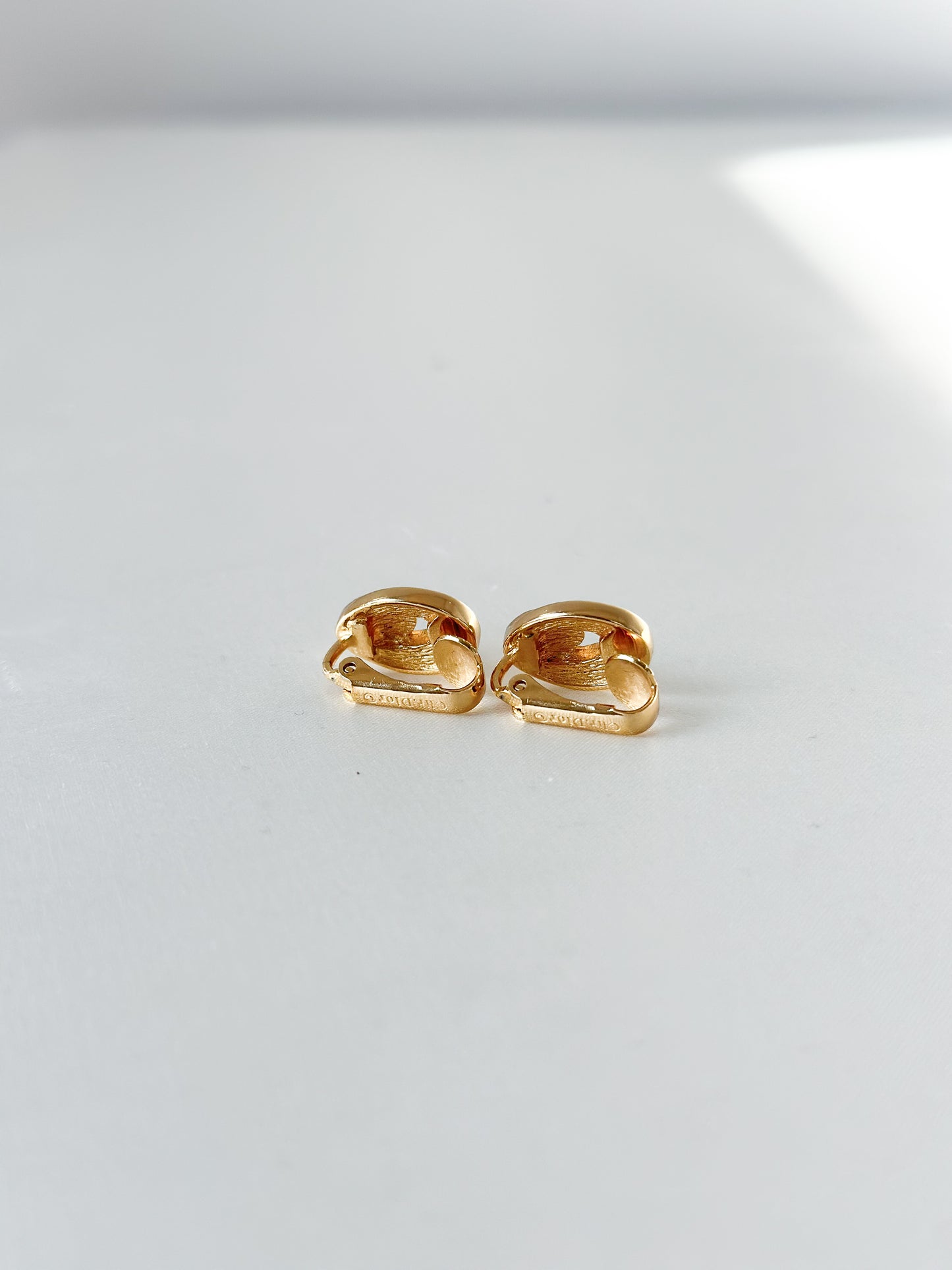 Dior Small Oval Vintage Earrings