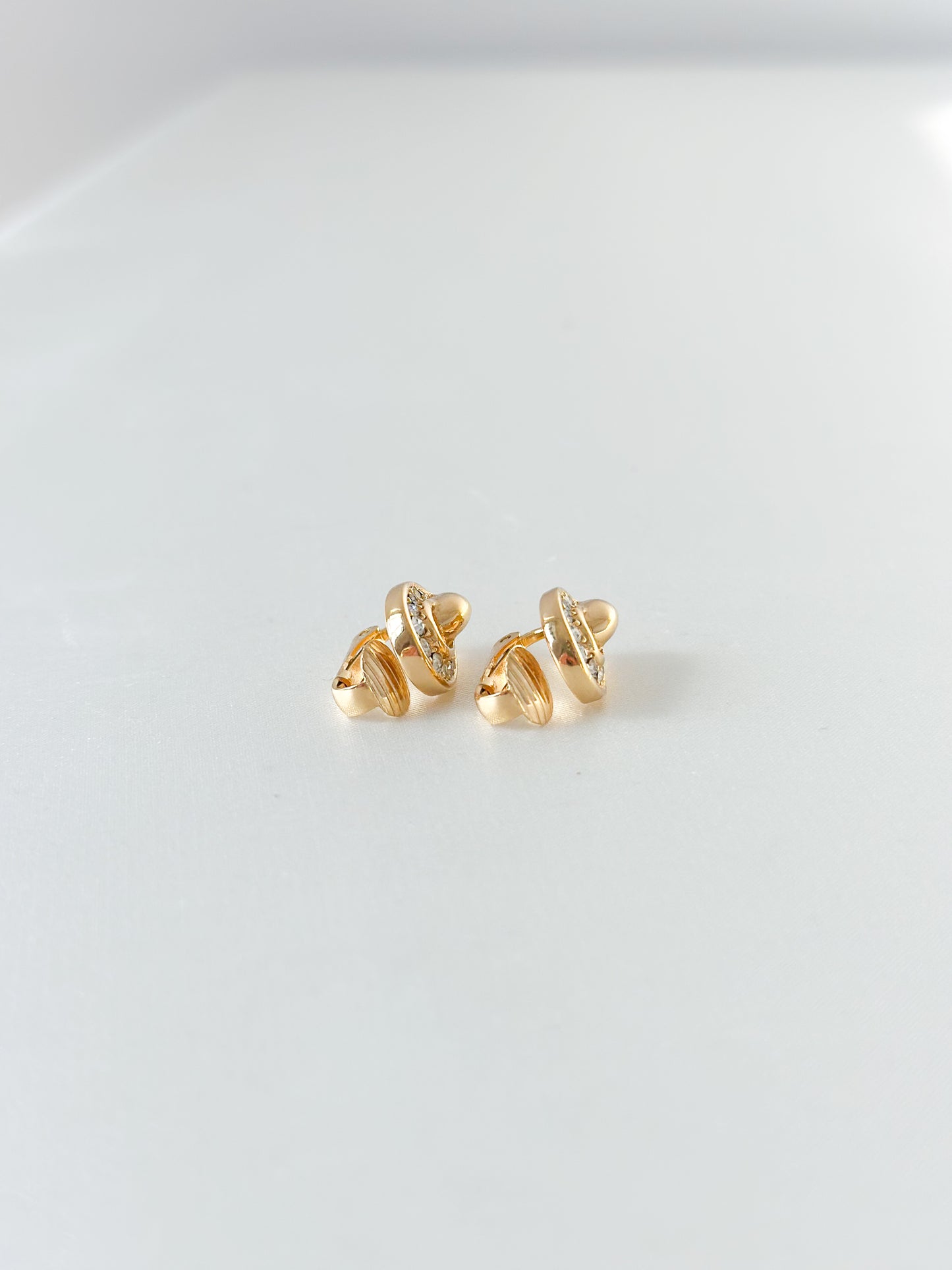 Dior Small Oval Vintage Earrings