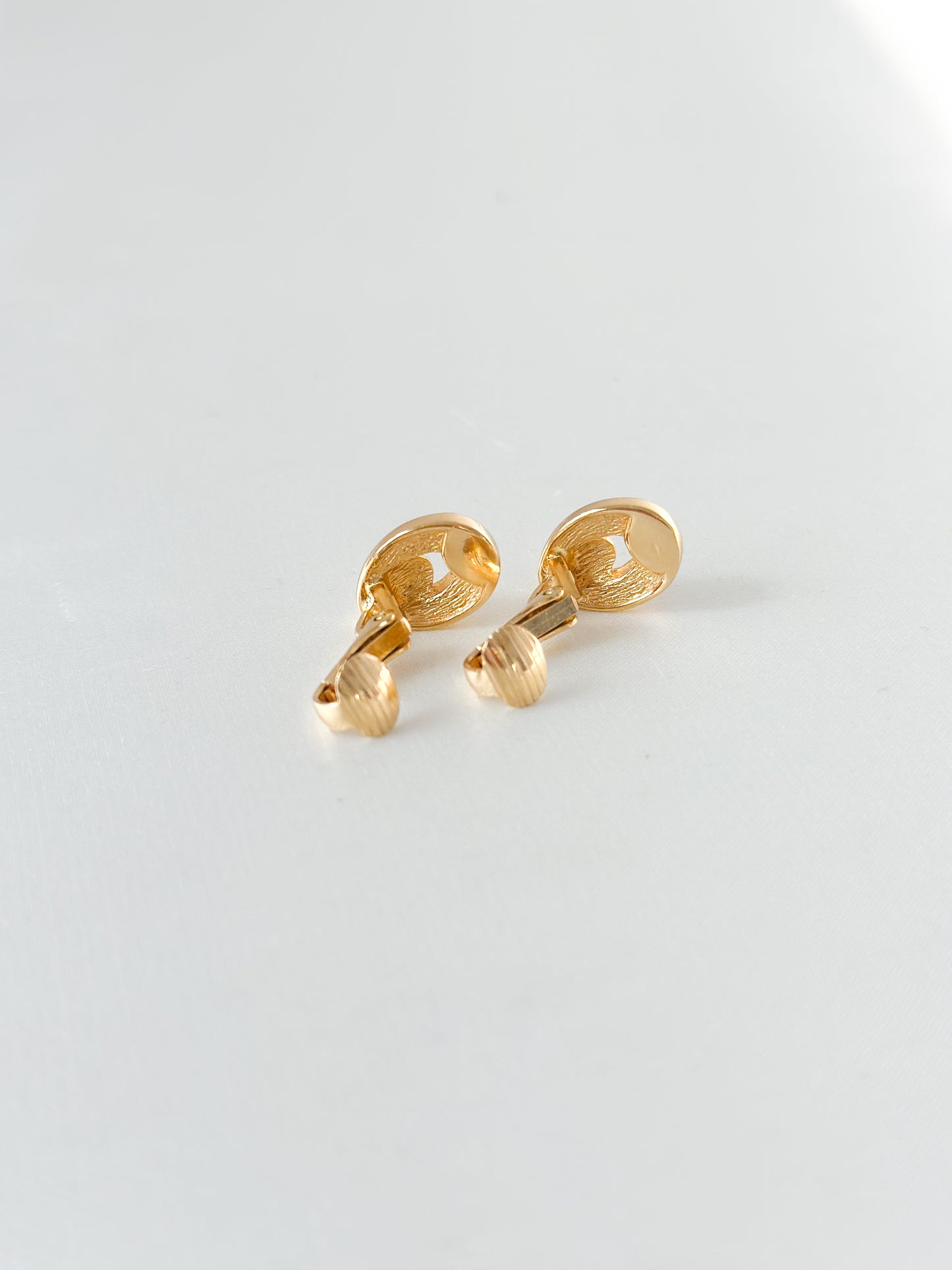 Dior Small Oval Vintage Earrings