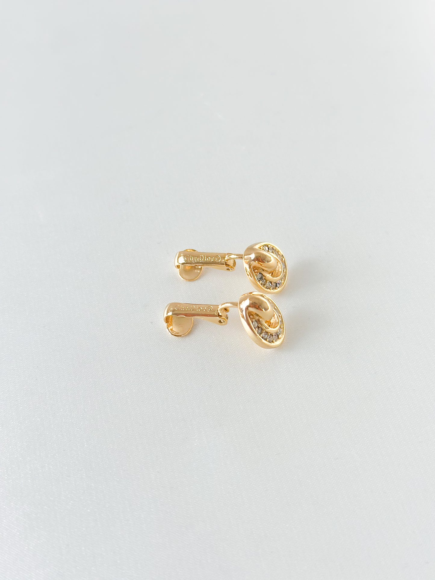 Dior Small Oval Vintage Earrings