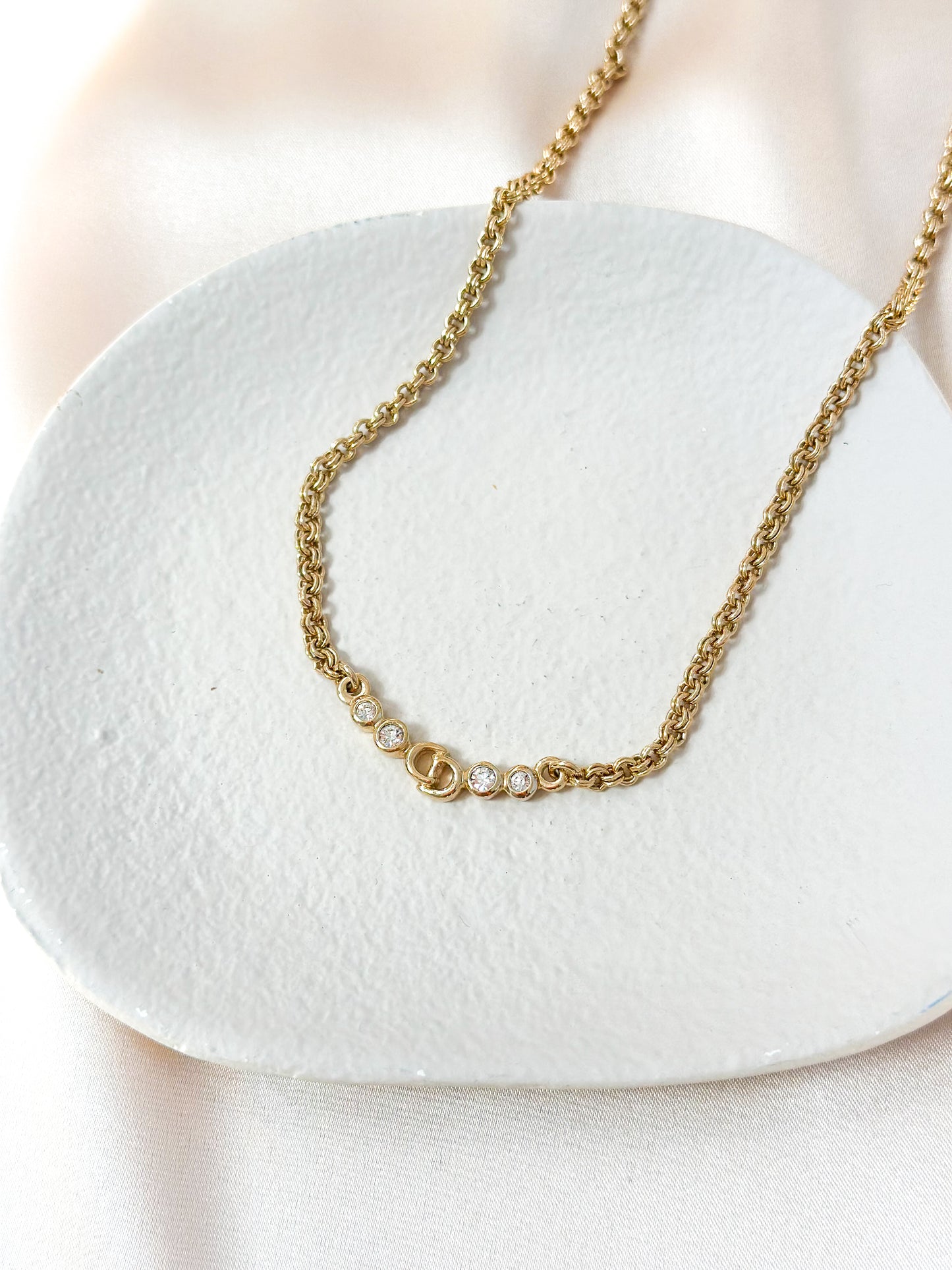 Christian Dior CD Necklace