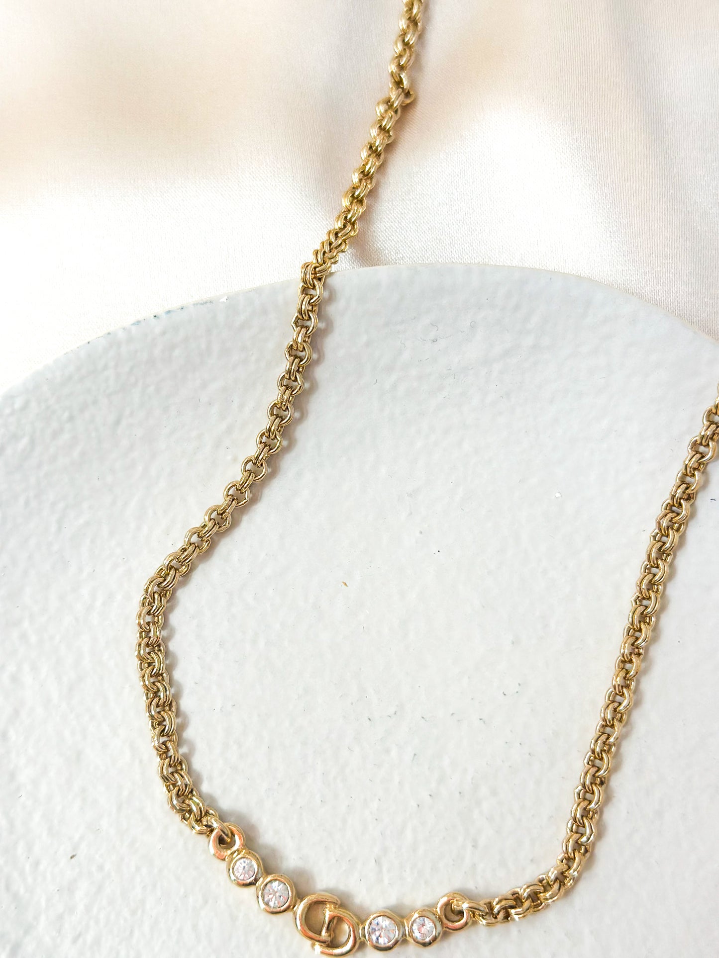 Christian Dior CD Necklace