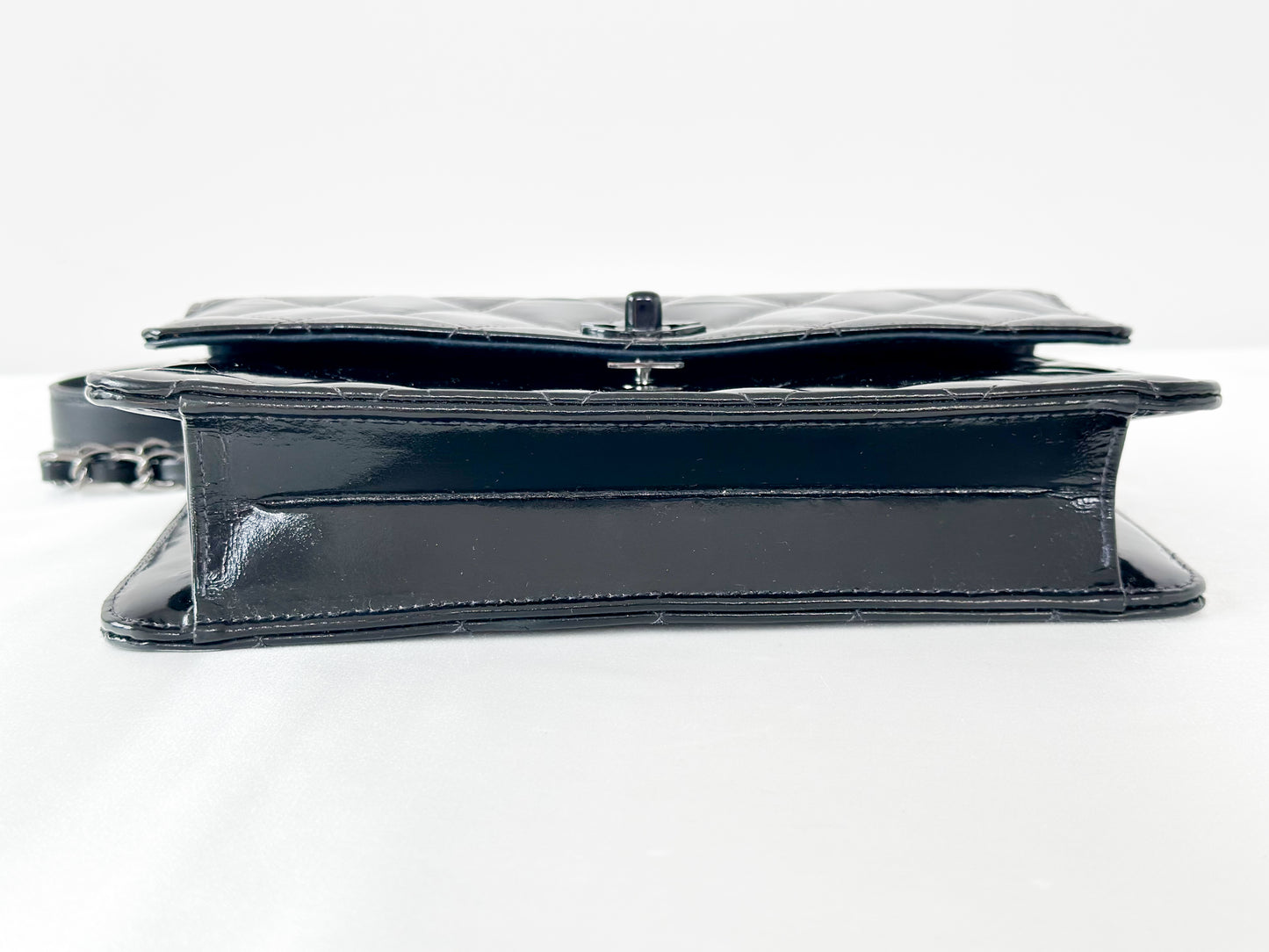 Chanel Vintage Black Patent Bag