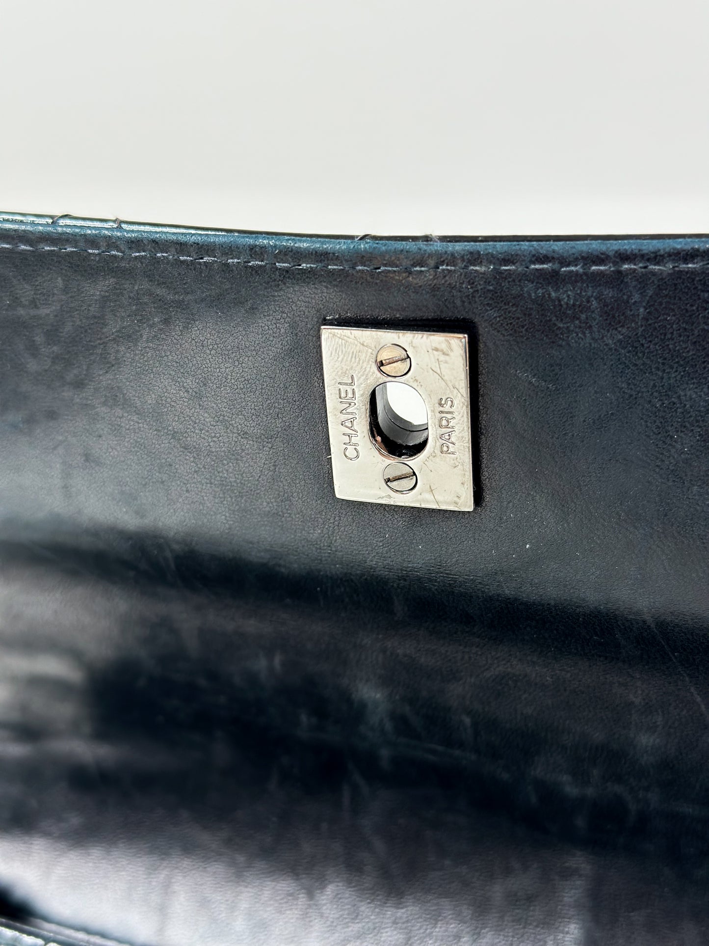 Chanel Vintage Black Patent Bag