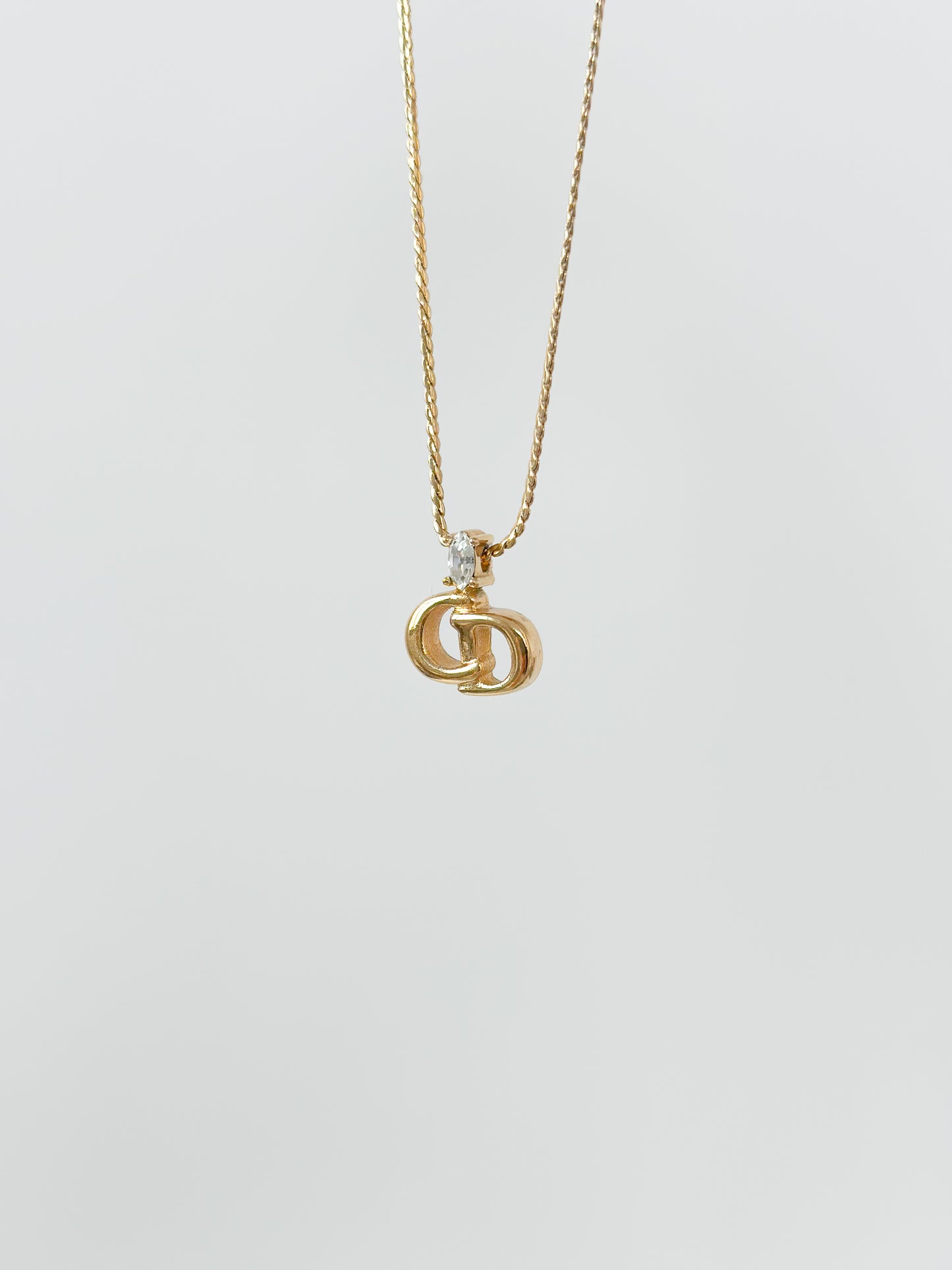 Dior Gold CD Necklace