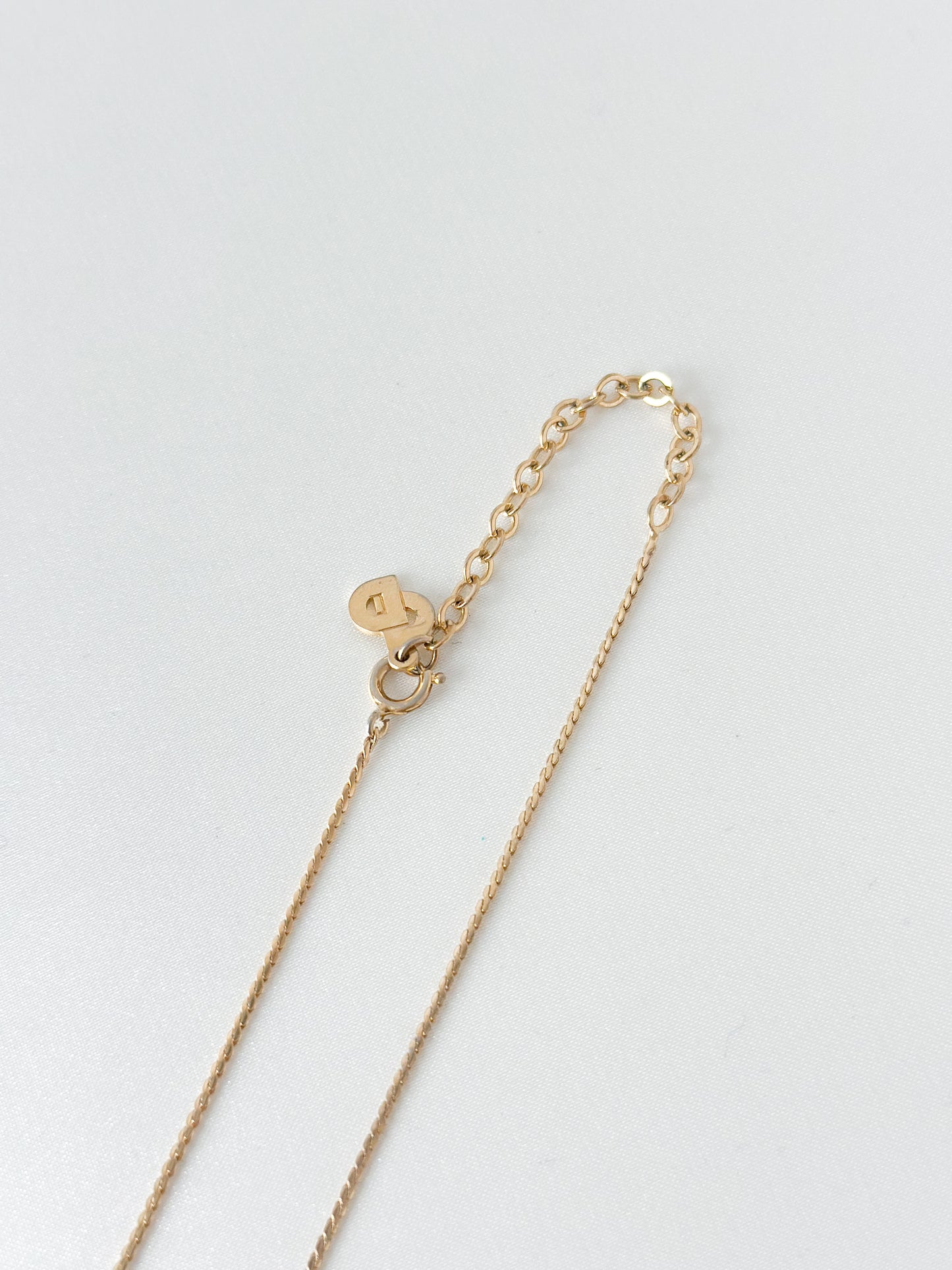 Dior Gold CD Necklace