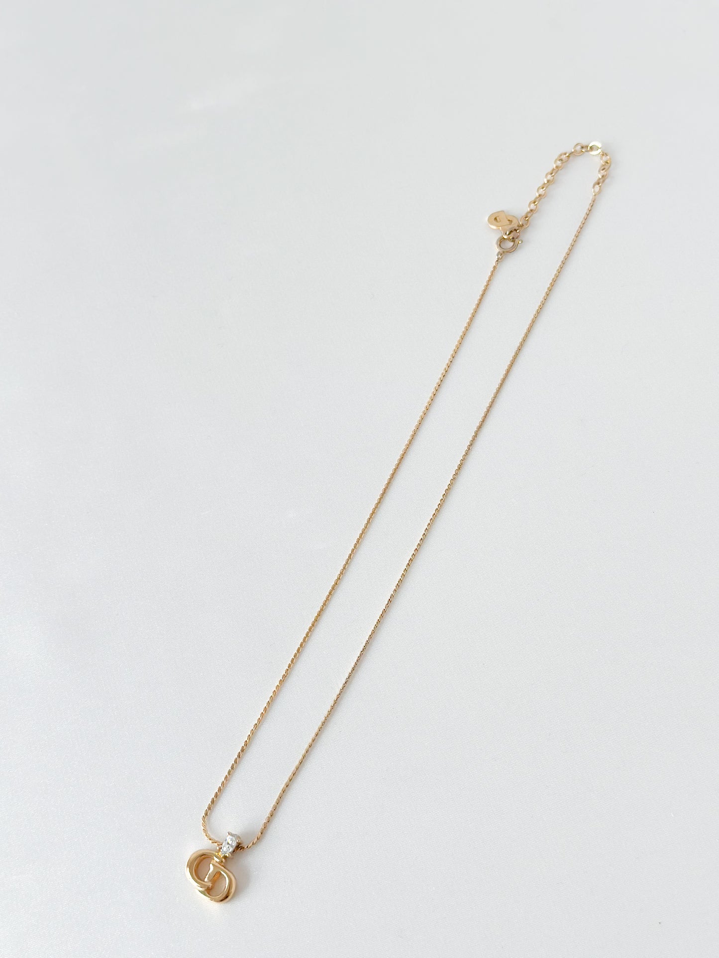 Dior Gold CD Necklace