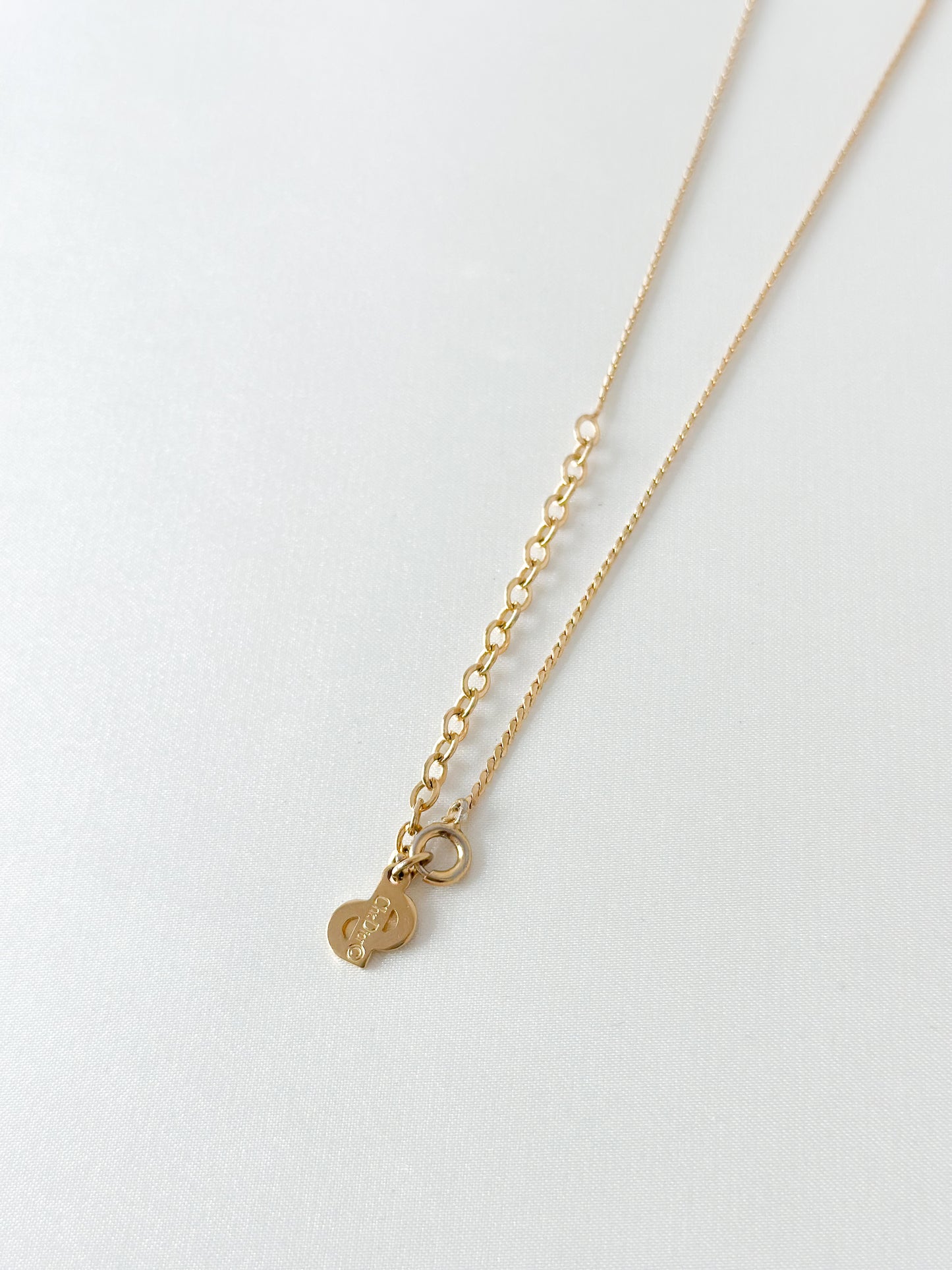 Dior Gold CD Necklace