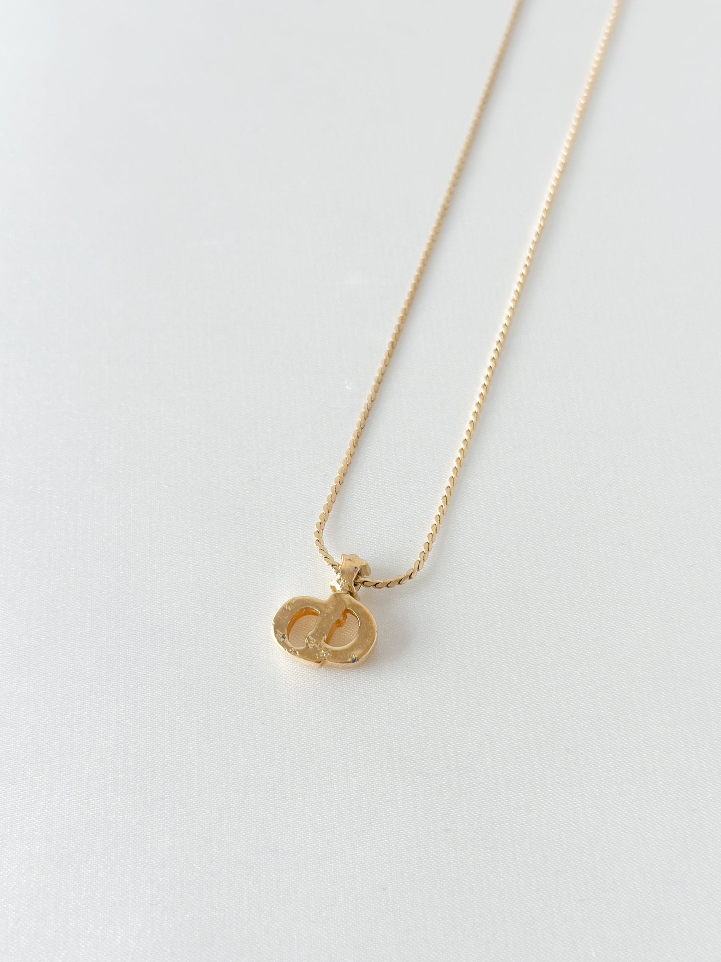 Dior Gold CD Necklace