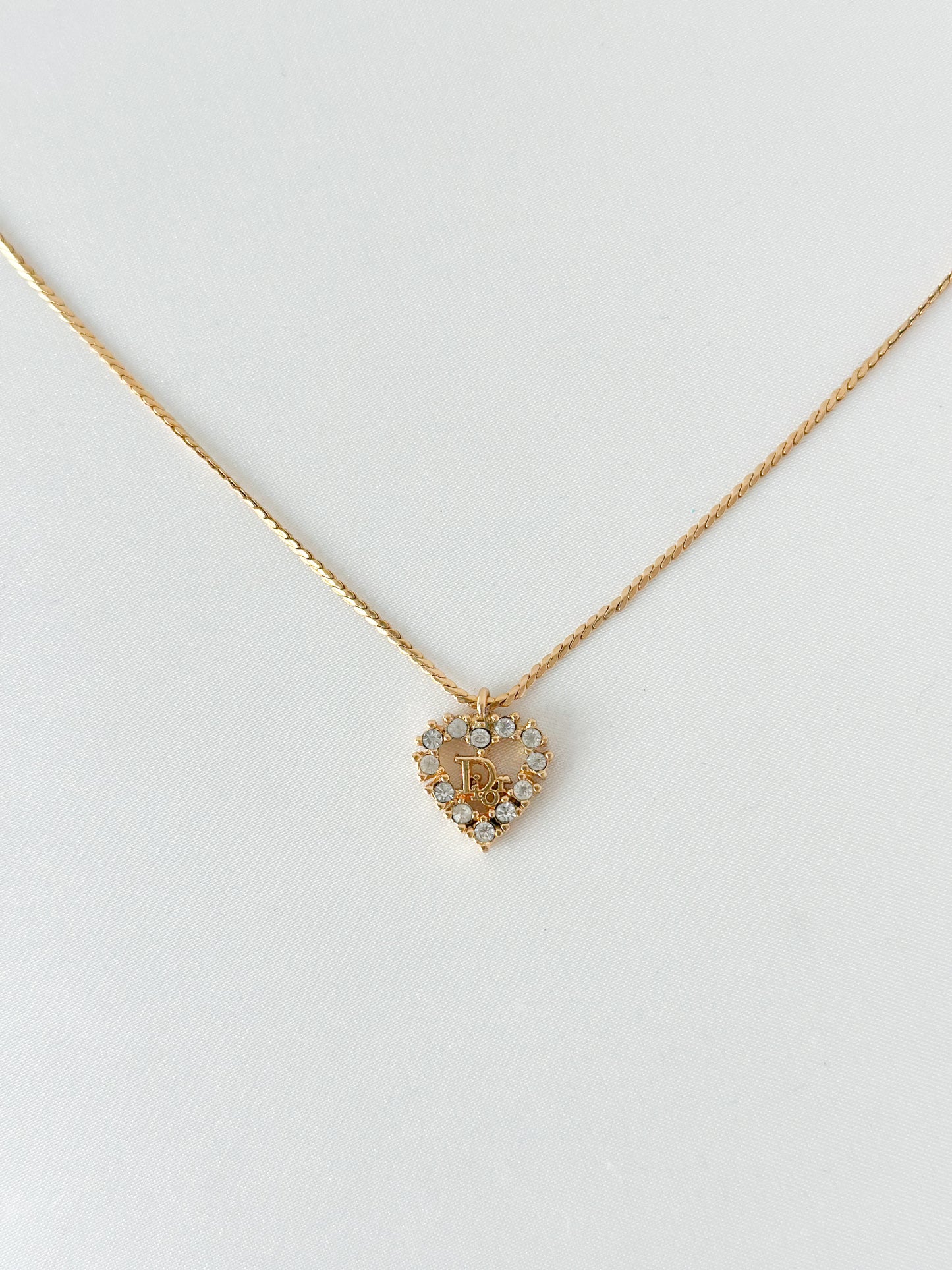 Christian Dior Heart Necklace