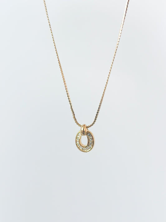 Dior Oval Pendant Necklace