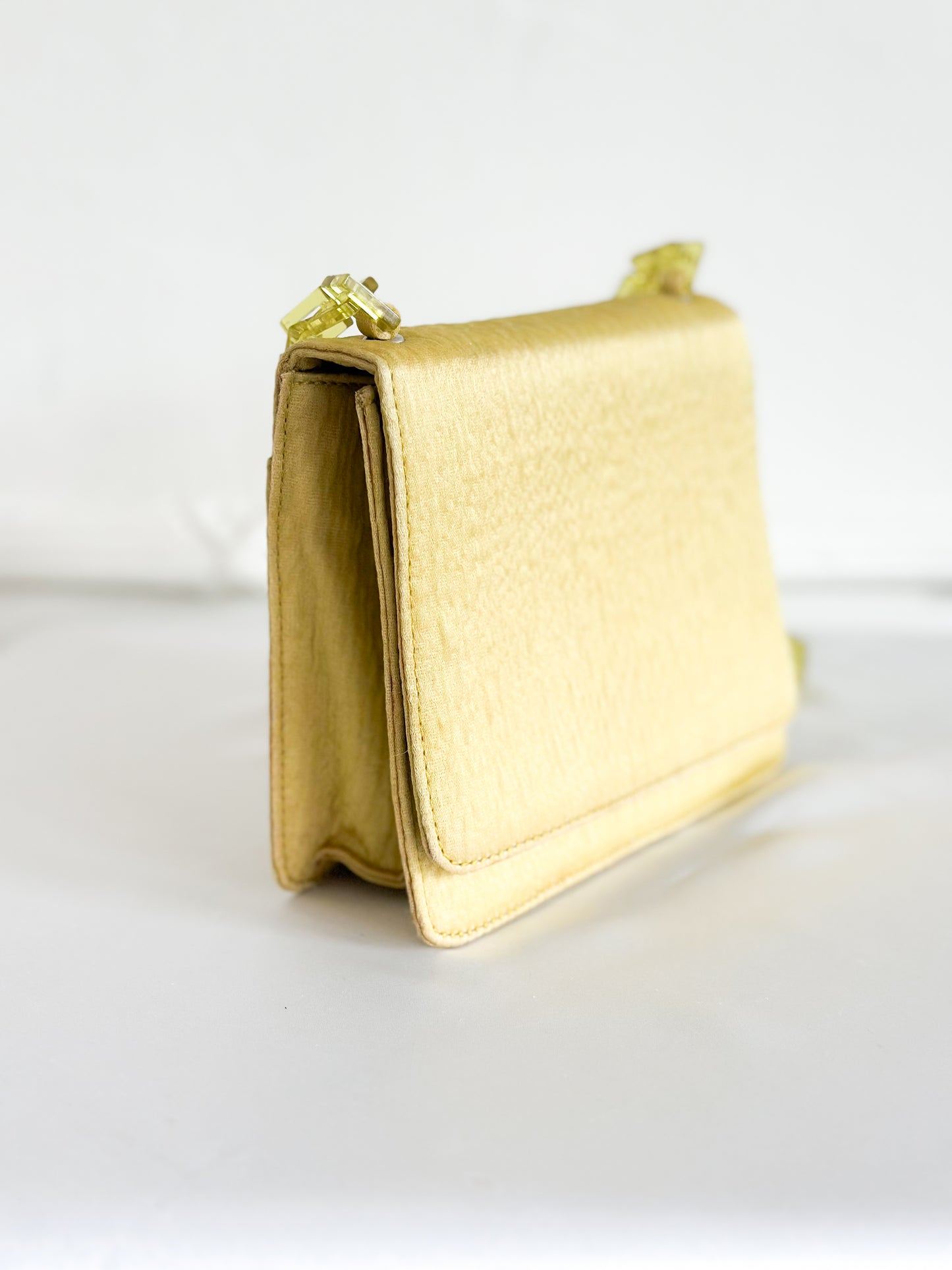 Rare Prada Yellow Link Chain Bag