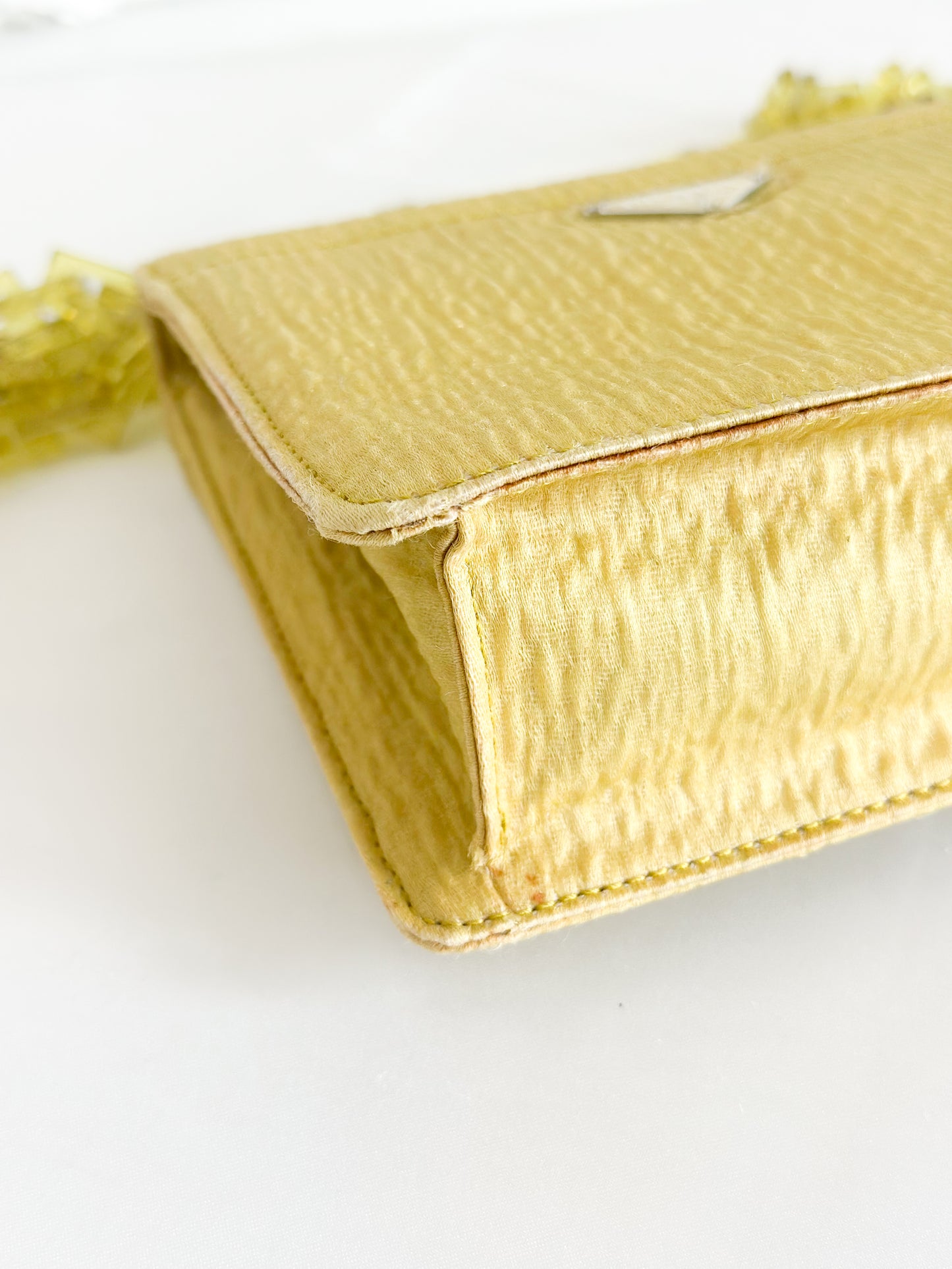 Rare Prada Yellow Link Chain Bag