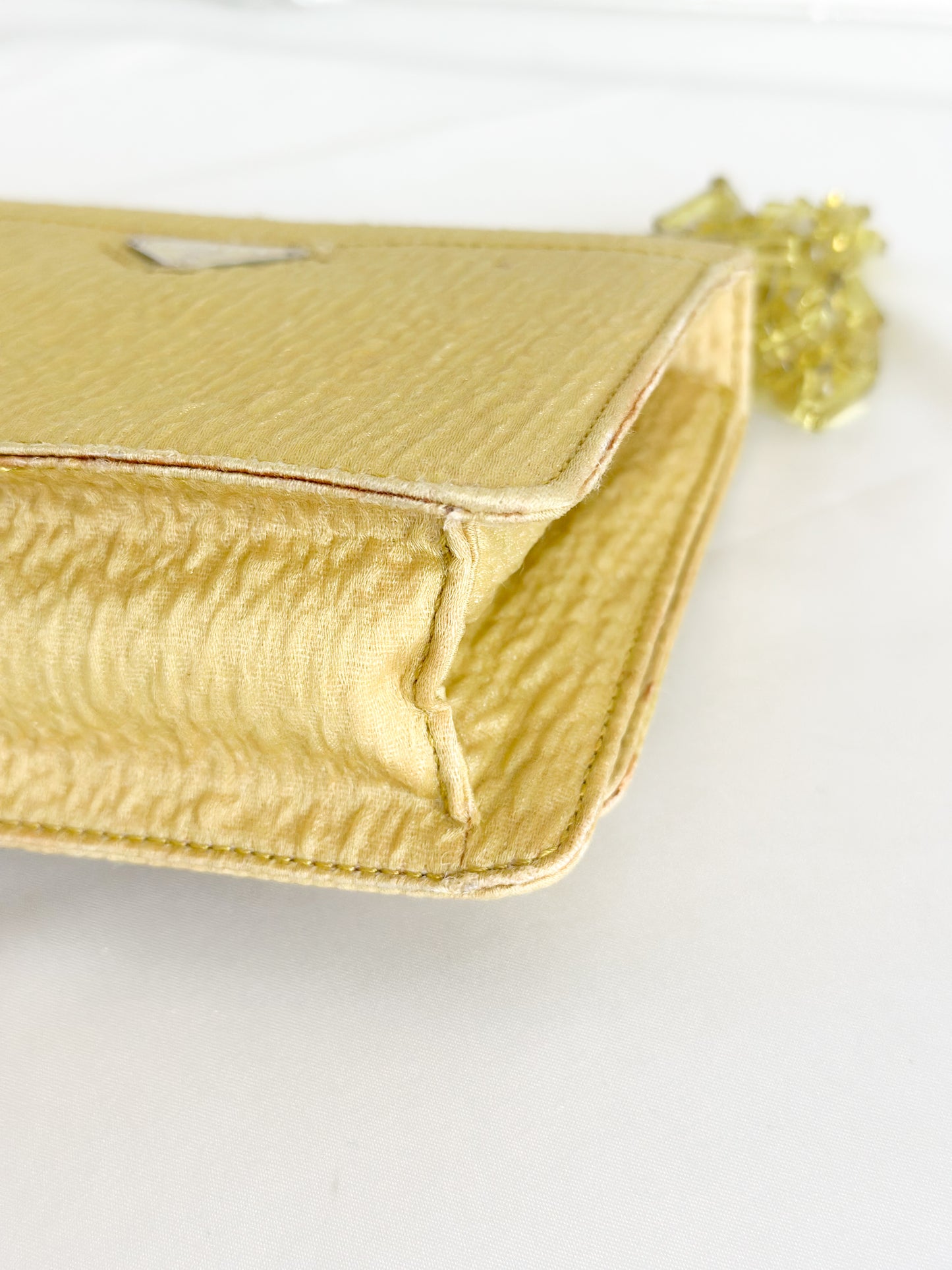 Rare Prada Yellow Link Chain Bag