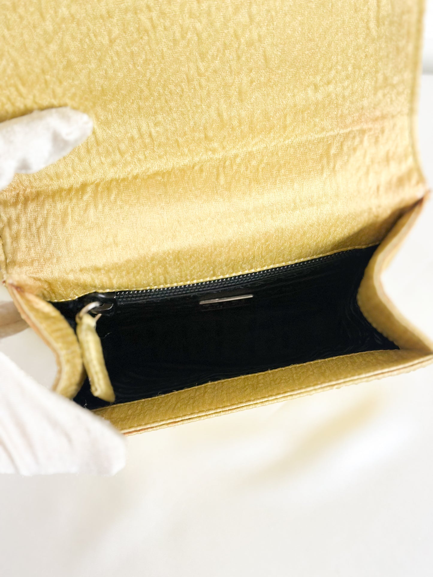 Rare Prada Yellow Link Chain Bag