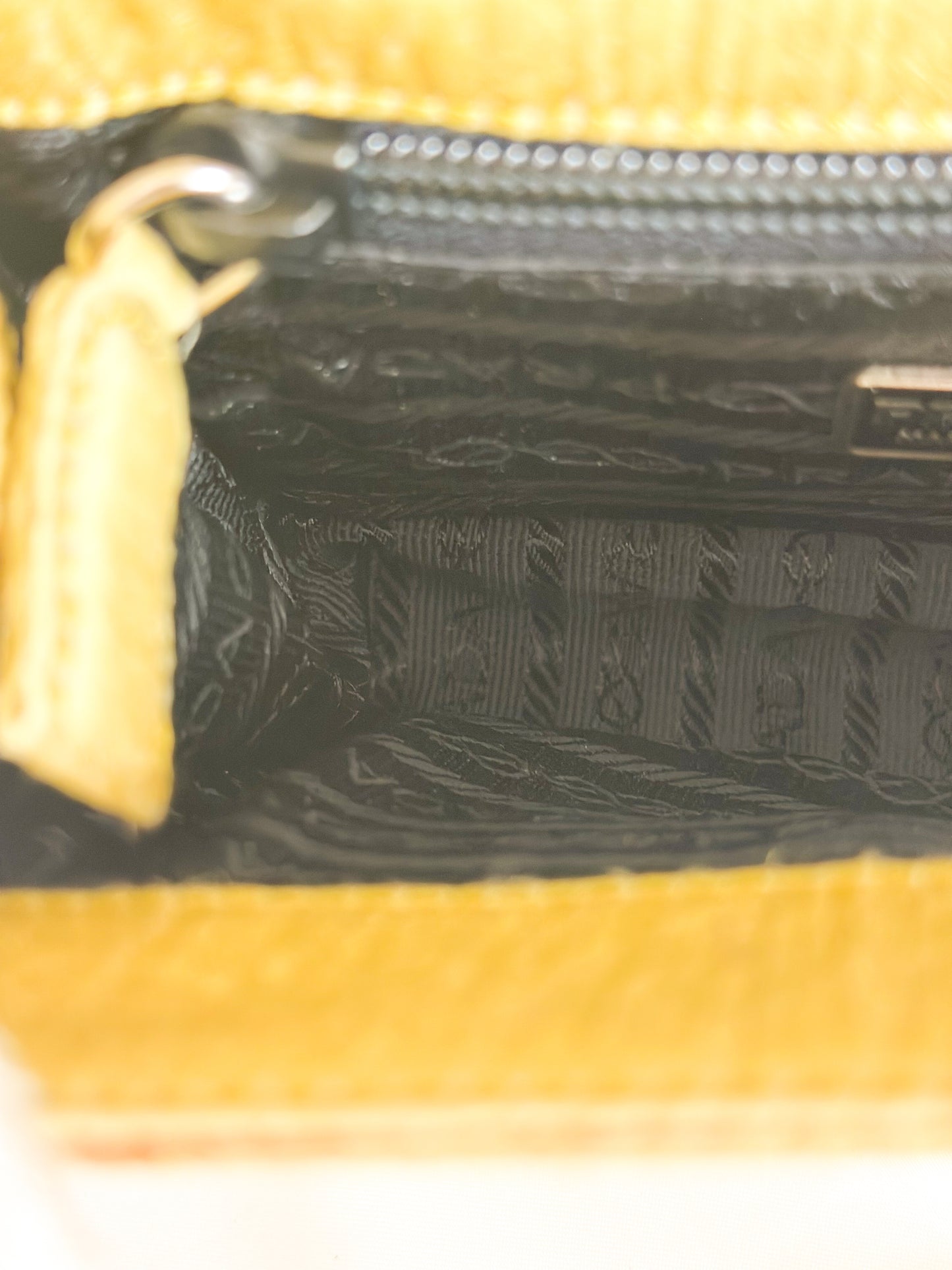 Rare Prada Yellow Link Chain Bag