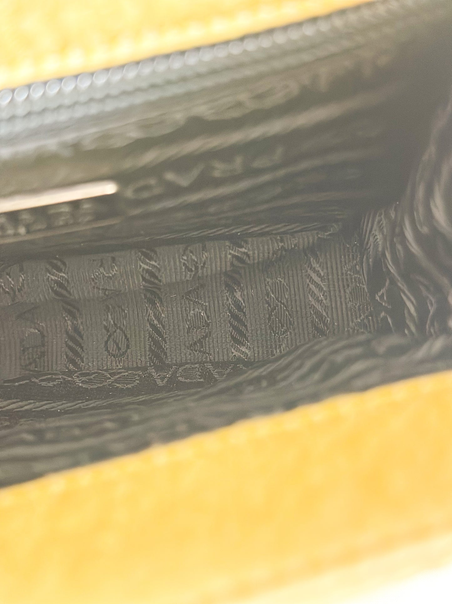 Rare Prada Yellow Link Chain Bag