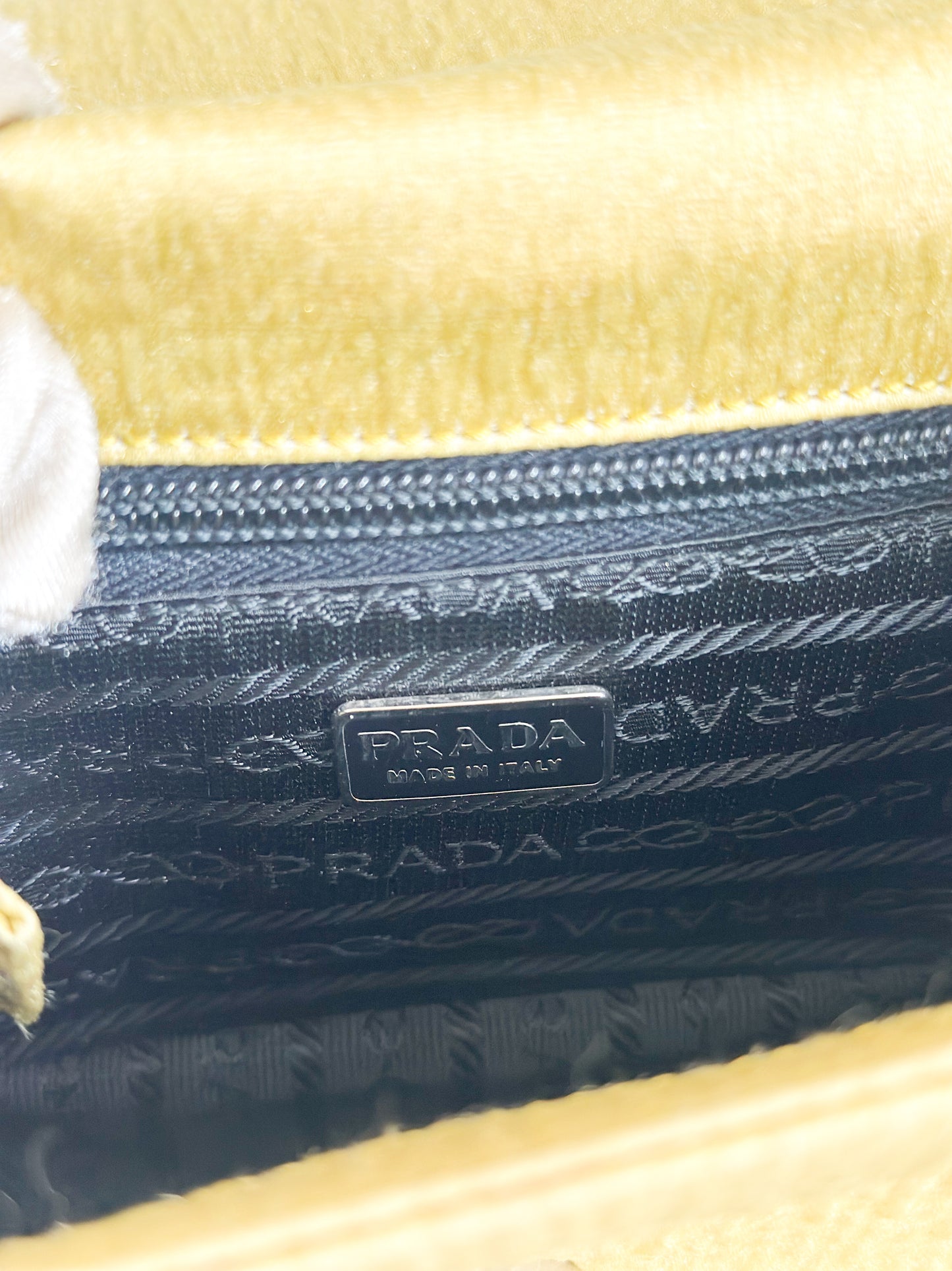 Rare Prada Yellow Link Chain Bag