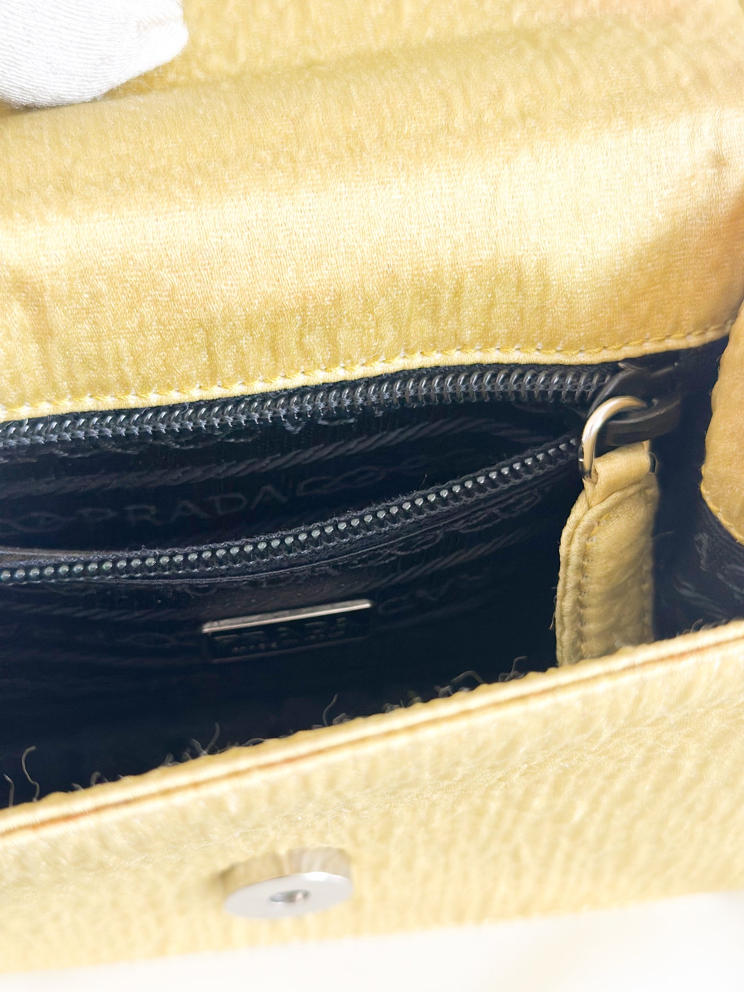 Rare Prada Yellow Link Chain Bag