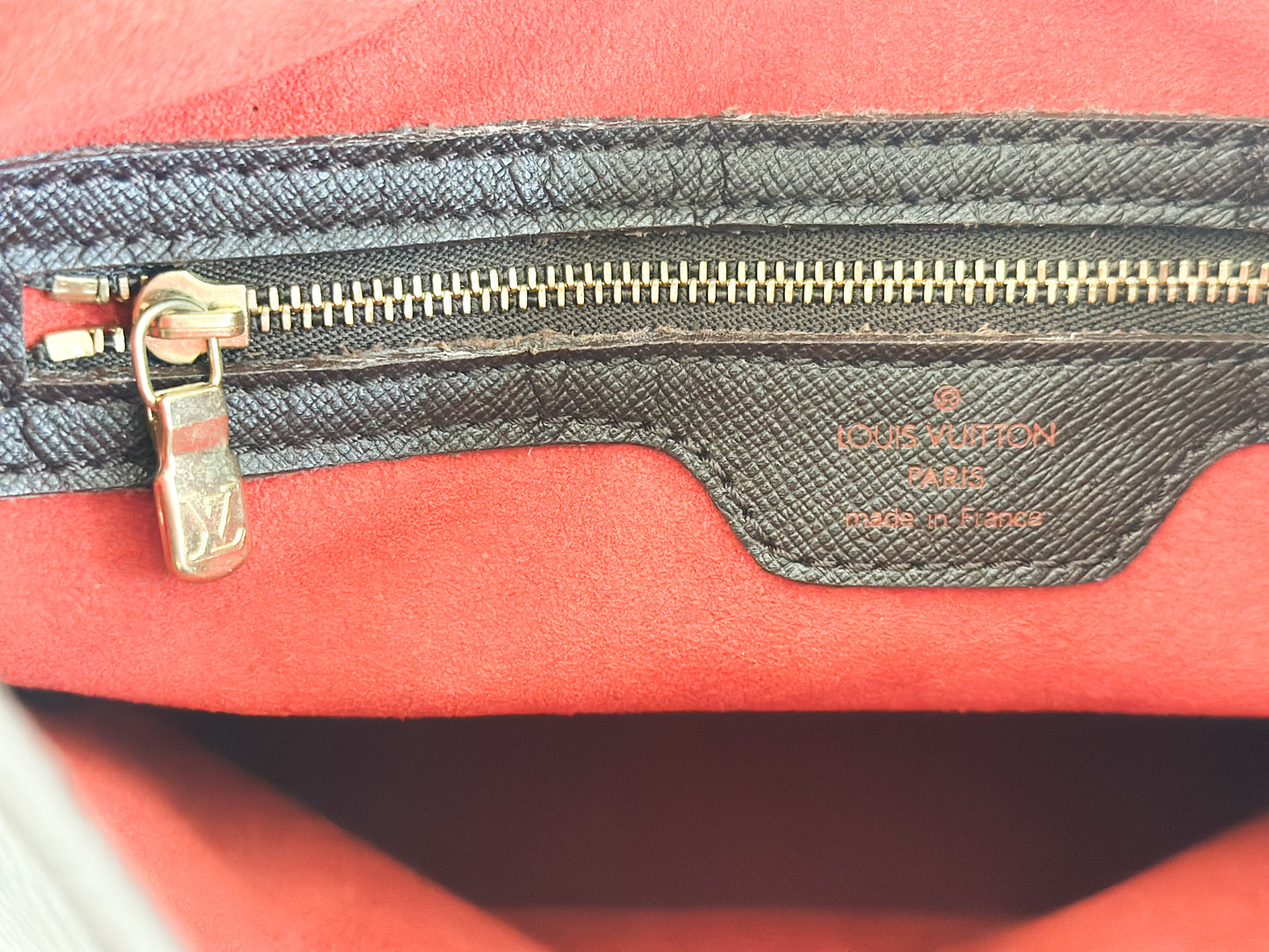 Vintage Louis Vuitton Damier Ebene Marais Bucket Shoulder Bag