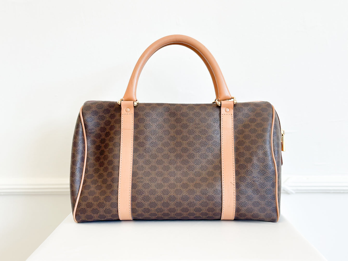 Celine Macadam Canvas Boston Bag - Medium