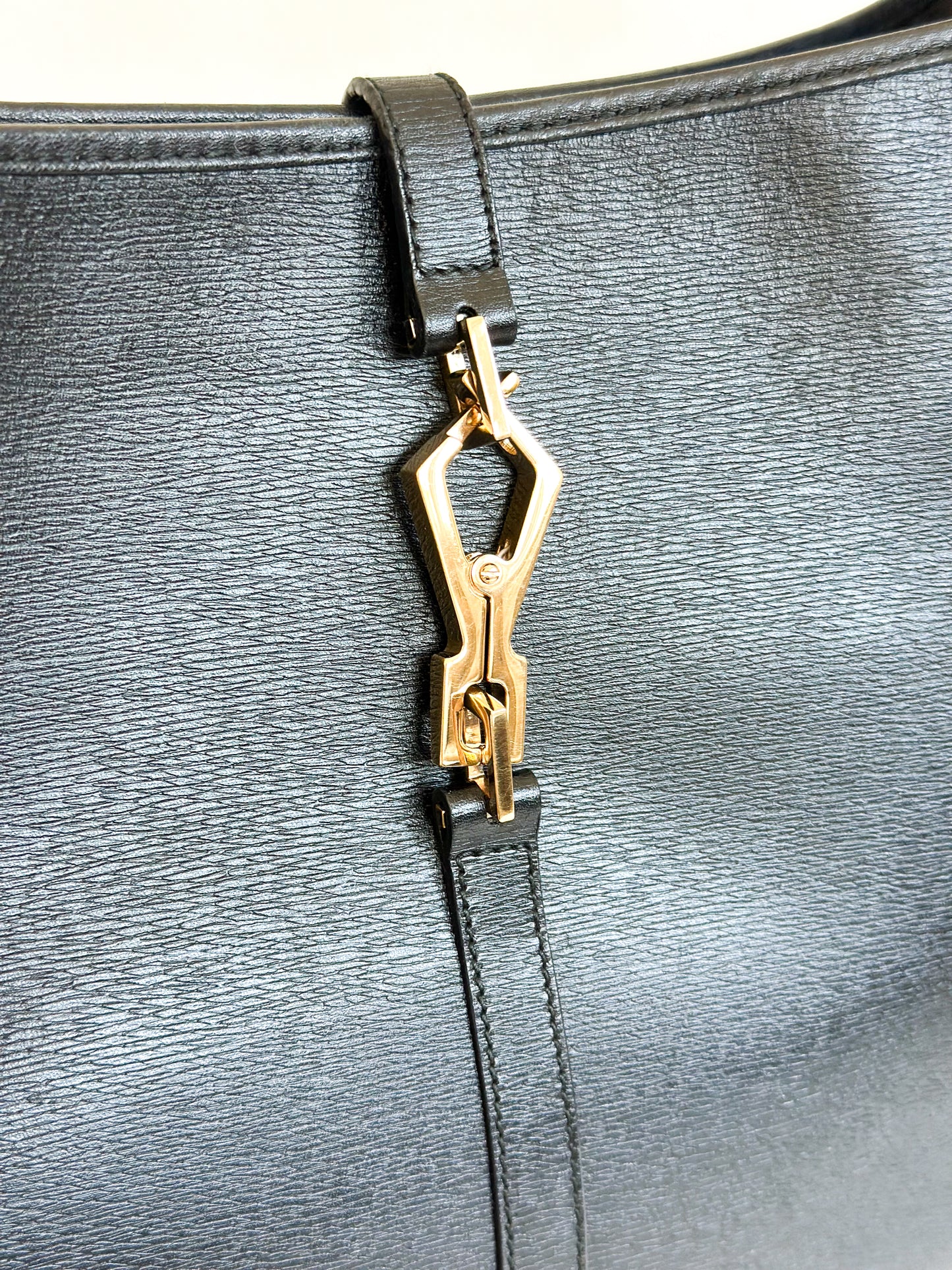 Gucci Black Jackie Bag with Bamboo Handle