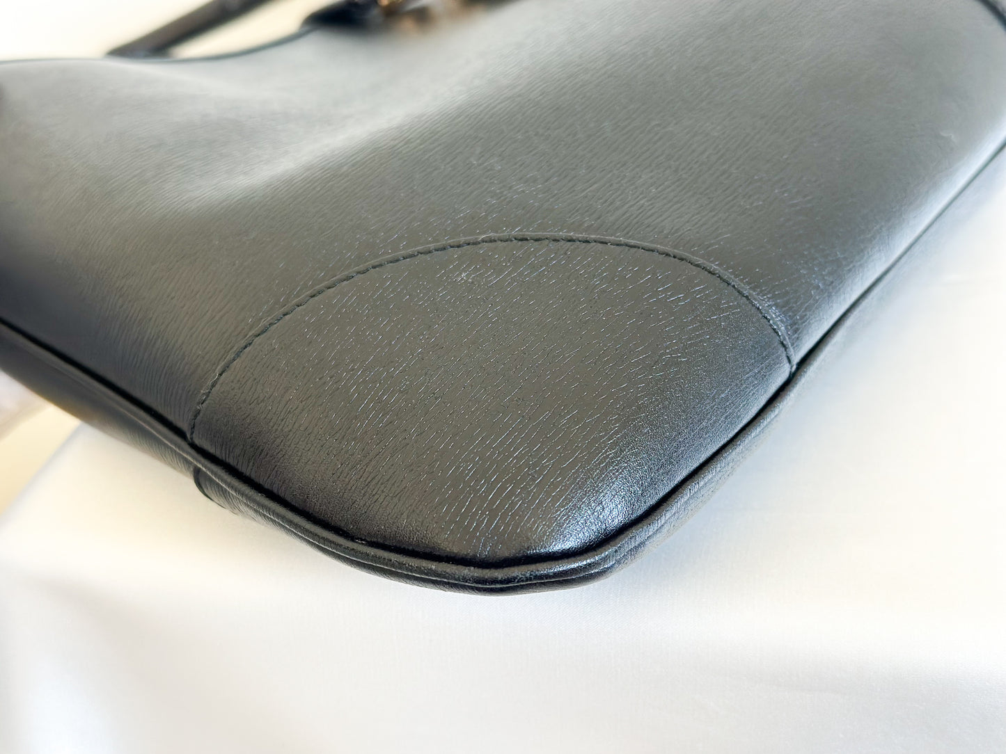Gucci Black Jackie Bag with Bamboo Handle
