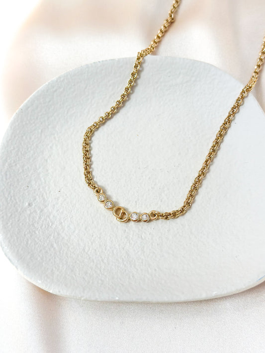 Christian Dior CD Necklace