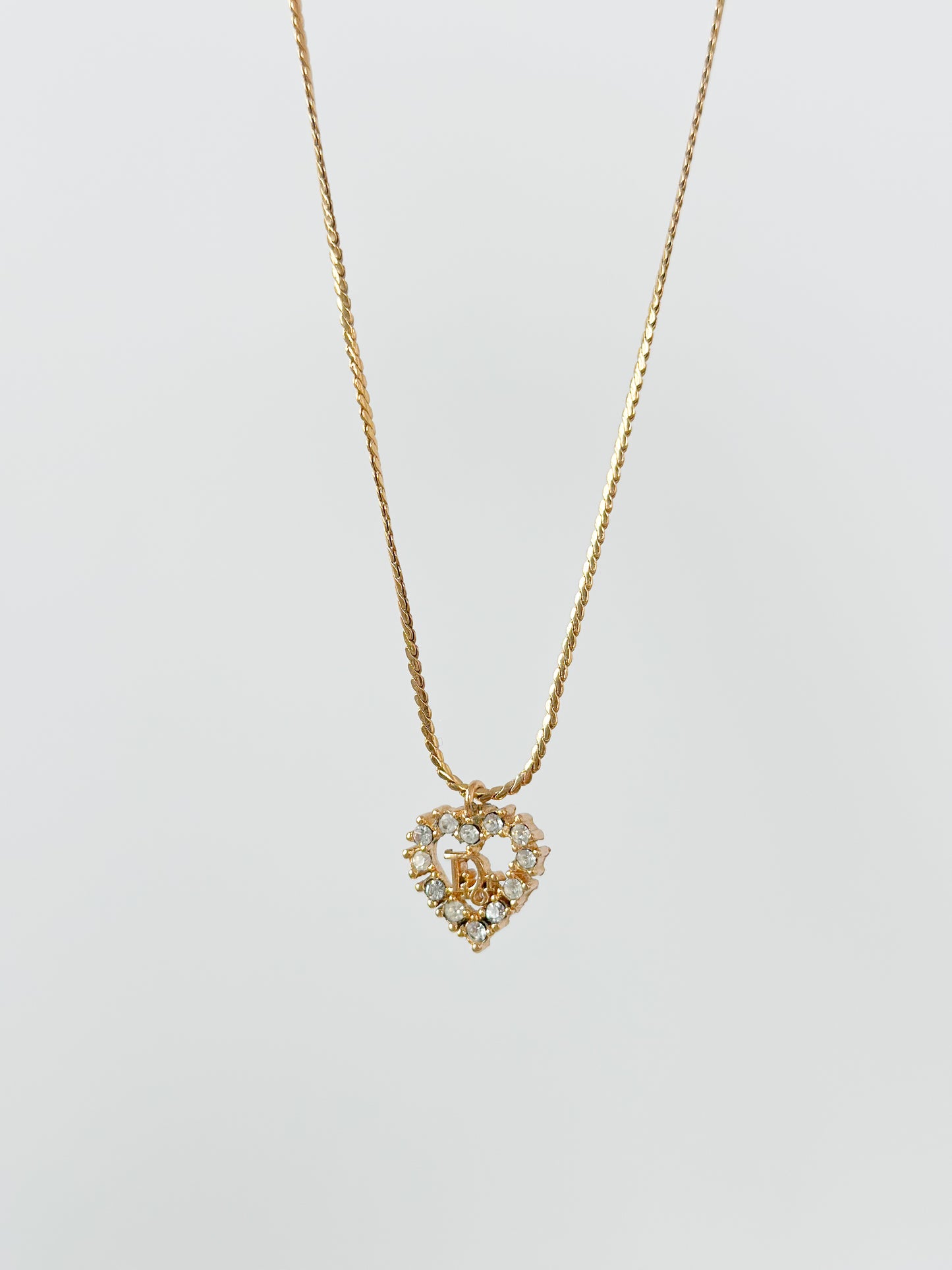 Christian Dior Heart Necklace