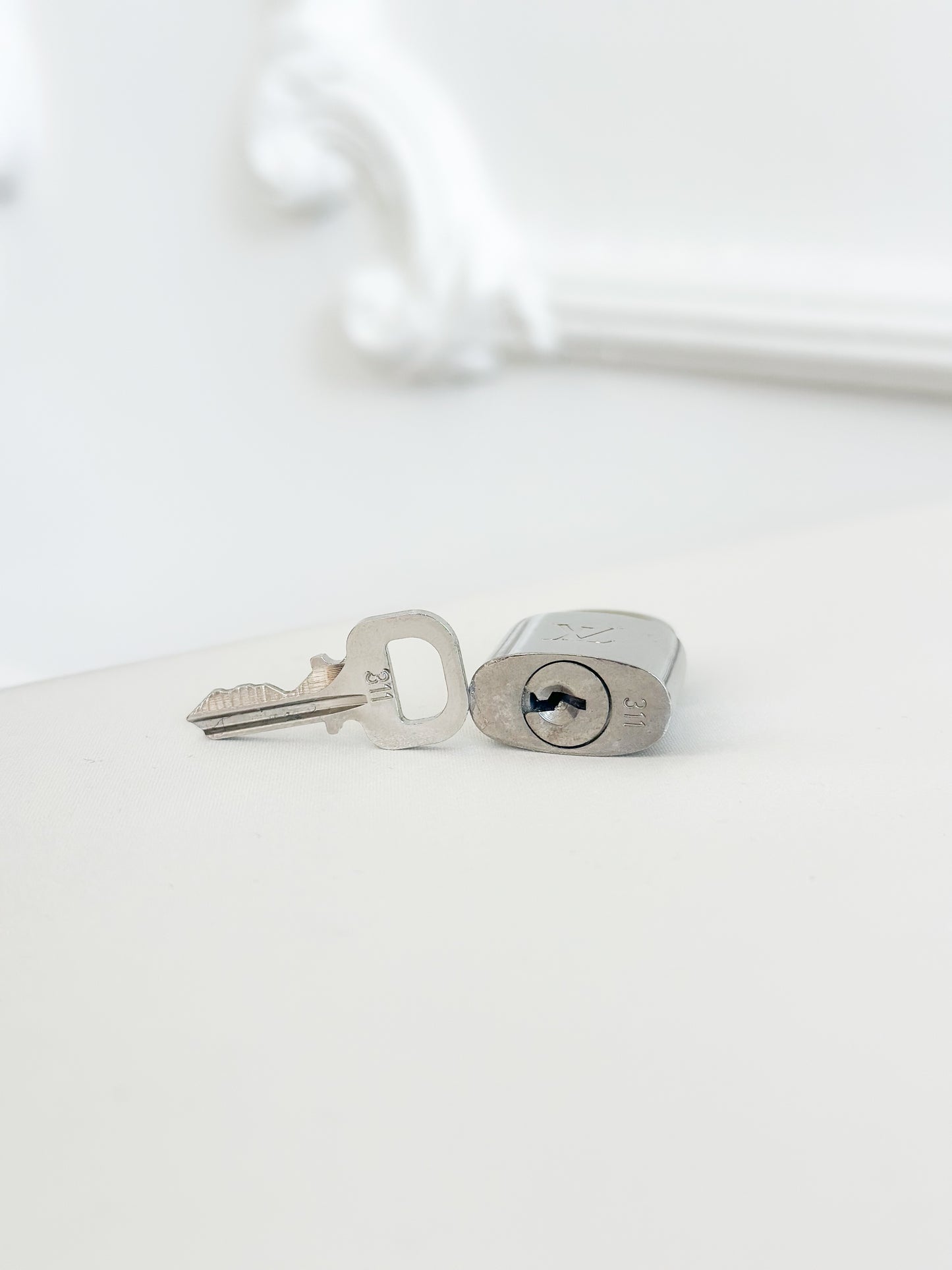 Louis Vuitton Silver Padlock Set 311