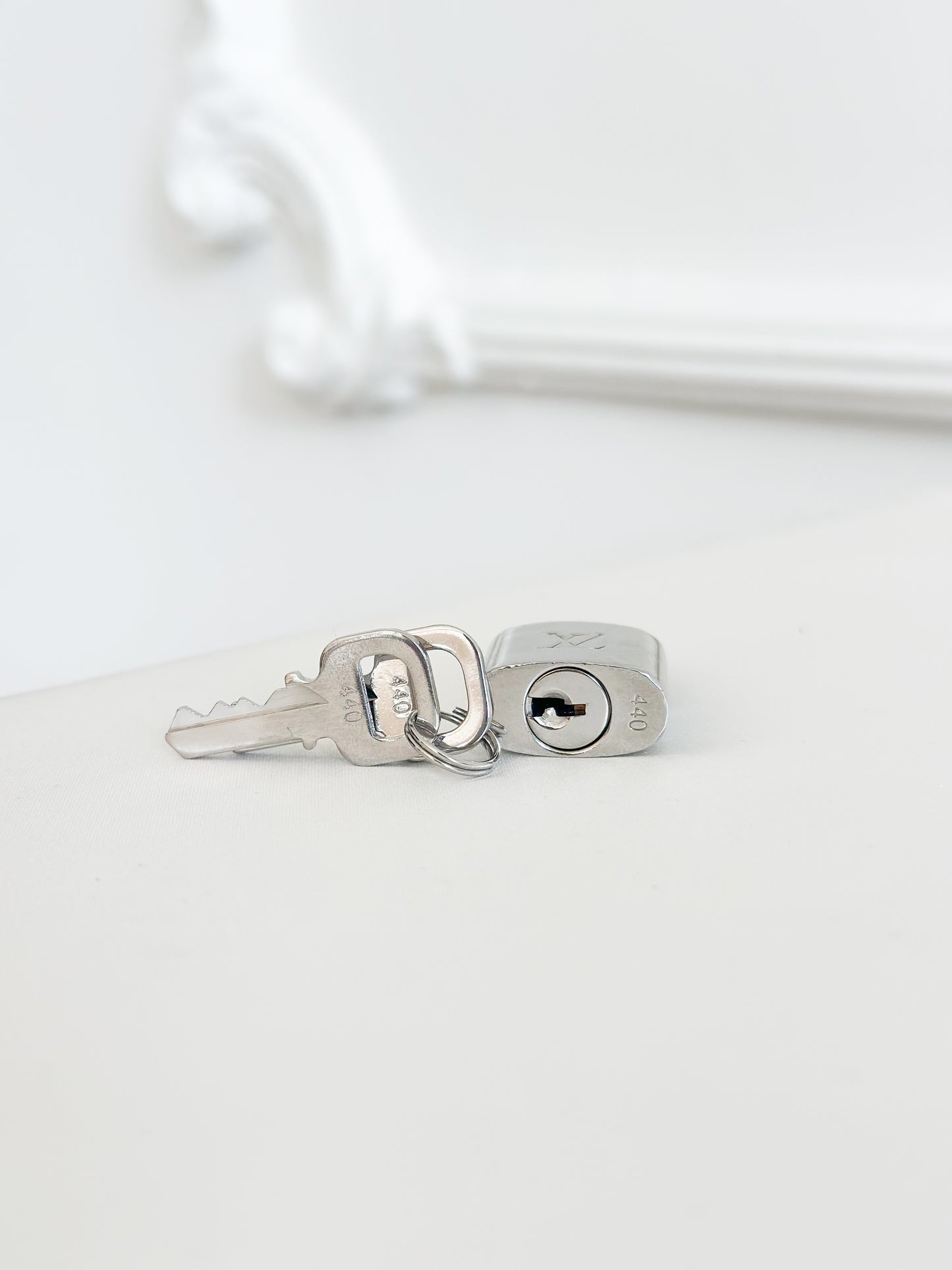 Louis Vuitton Silver Padlock 440 - 2 Keys